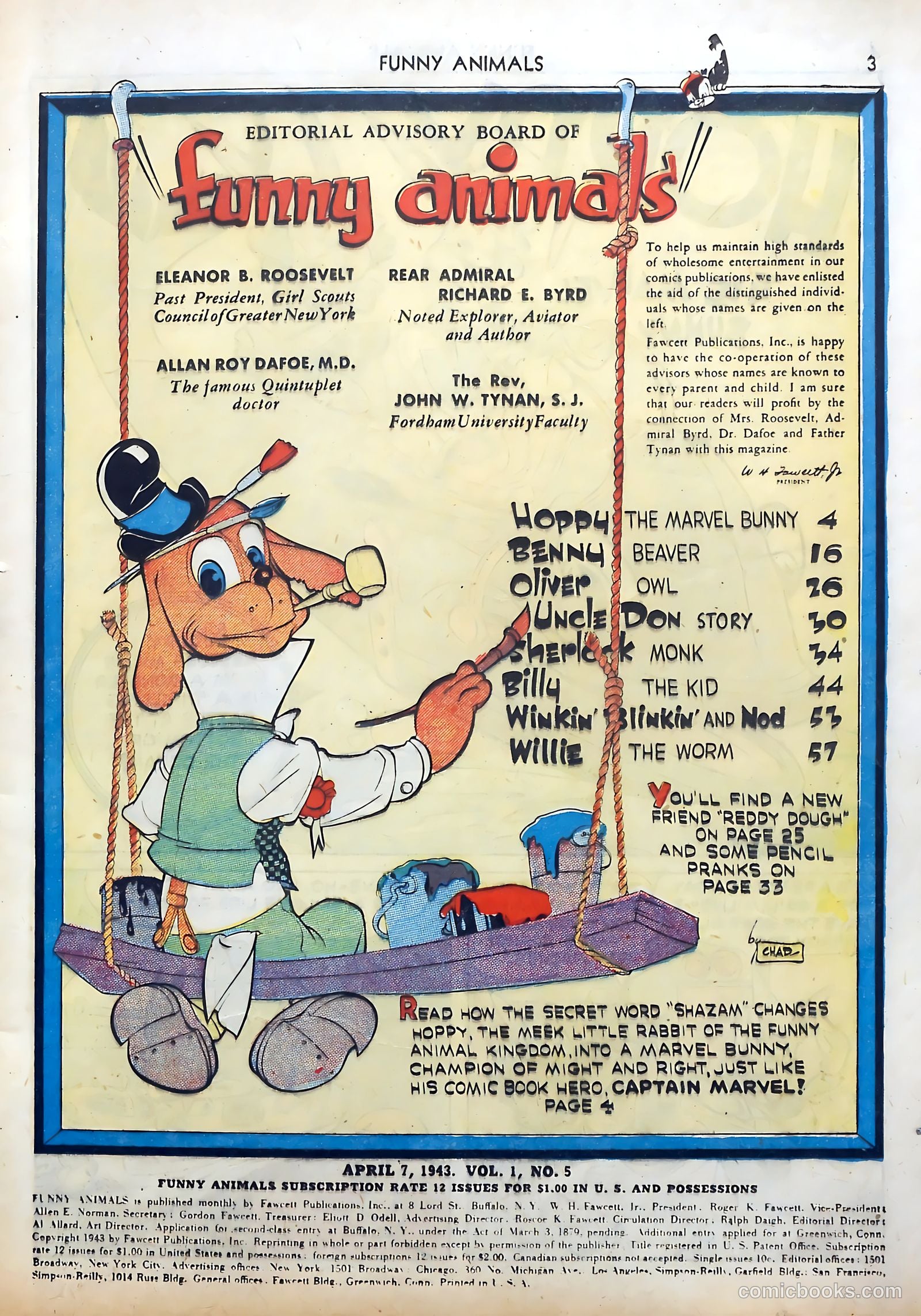 Fawcett's Funny Animals #5 — page 3 of 68