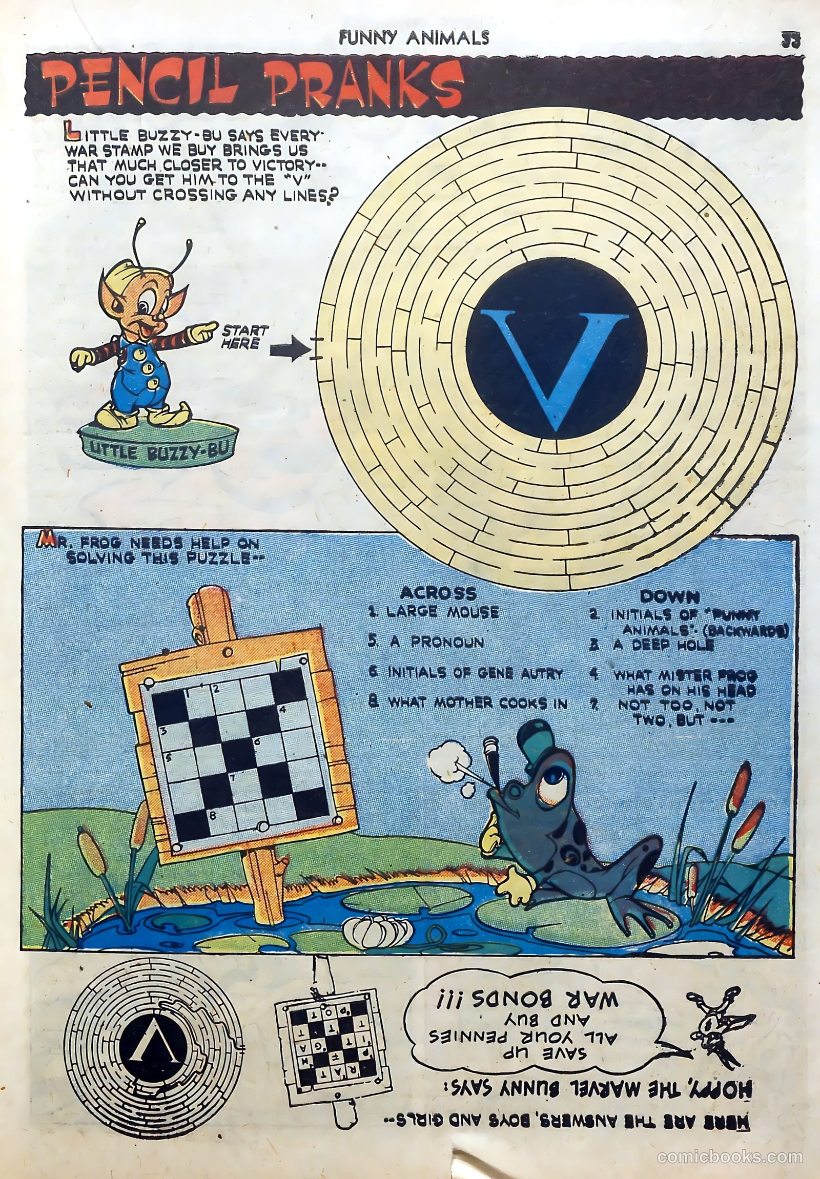 Fawcett's Funny Animals #5 — page 33 of 68