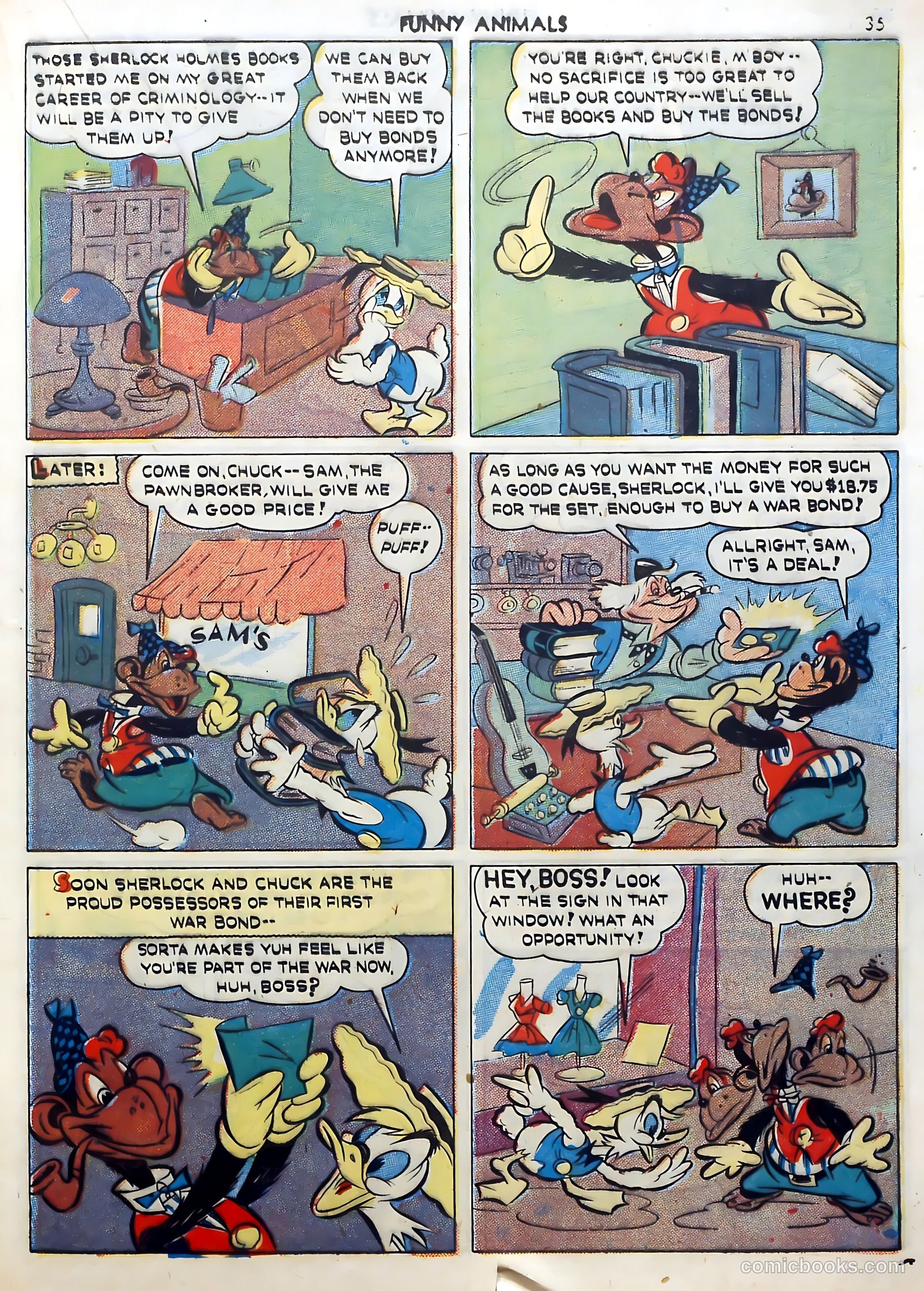 Fawcett's Funny Animals #5 — page 35 of 68