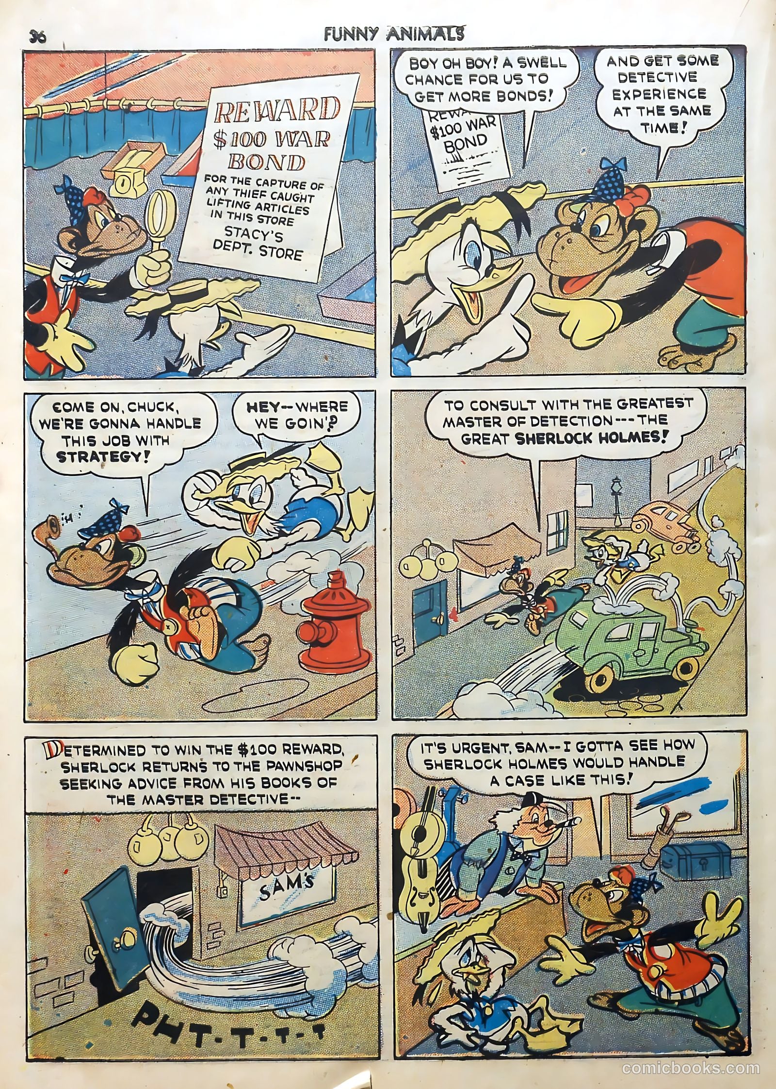 Fawcett's Funny Animals #5 — page 36 of 68