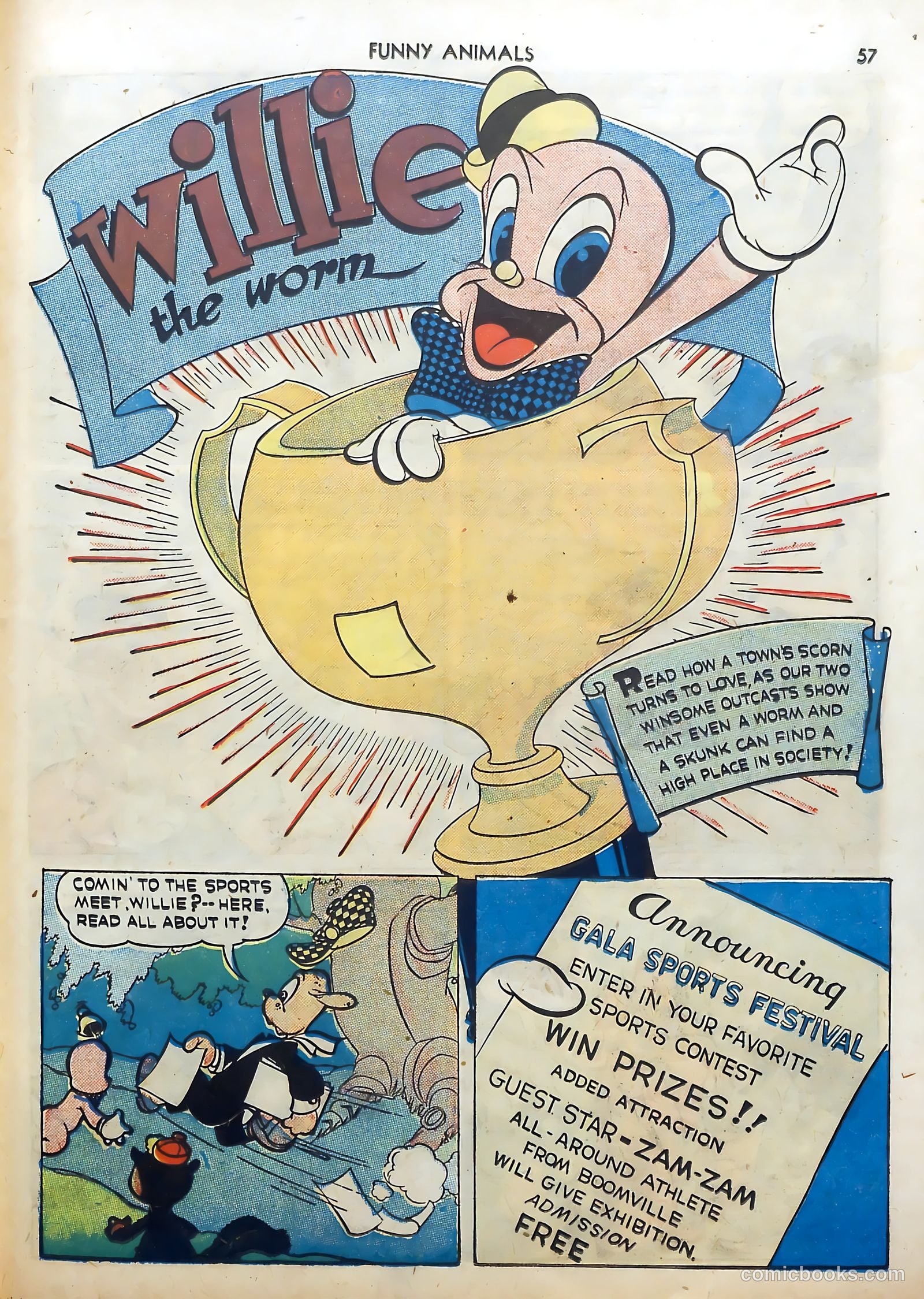 Fawcett's Funny Animals #5 — page 57 of 68