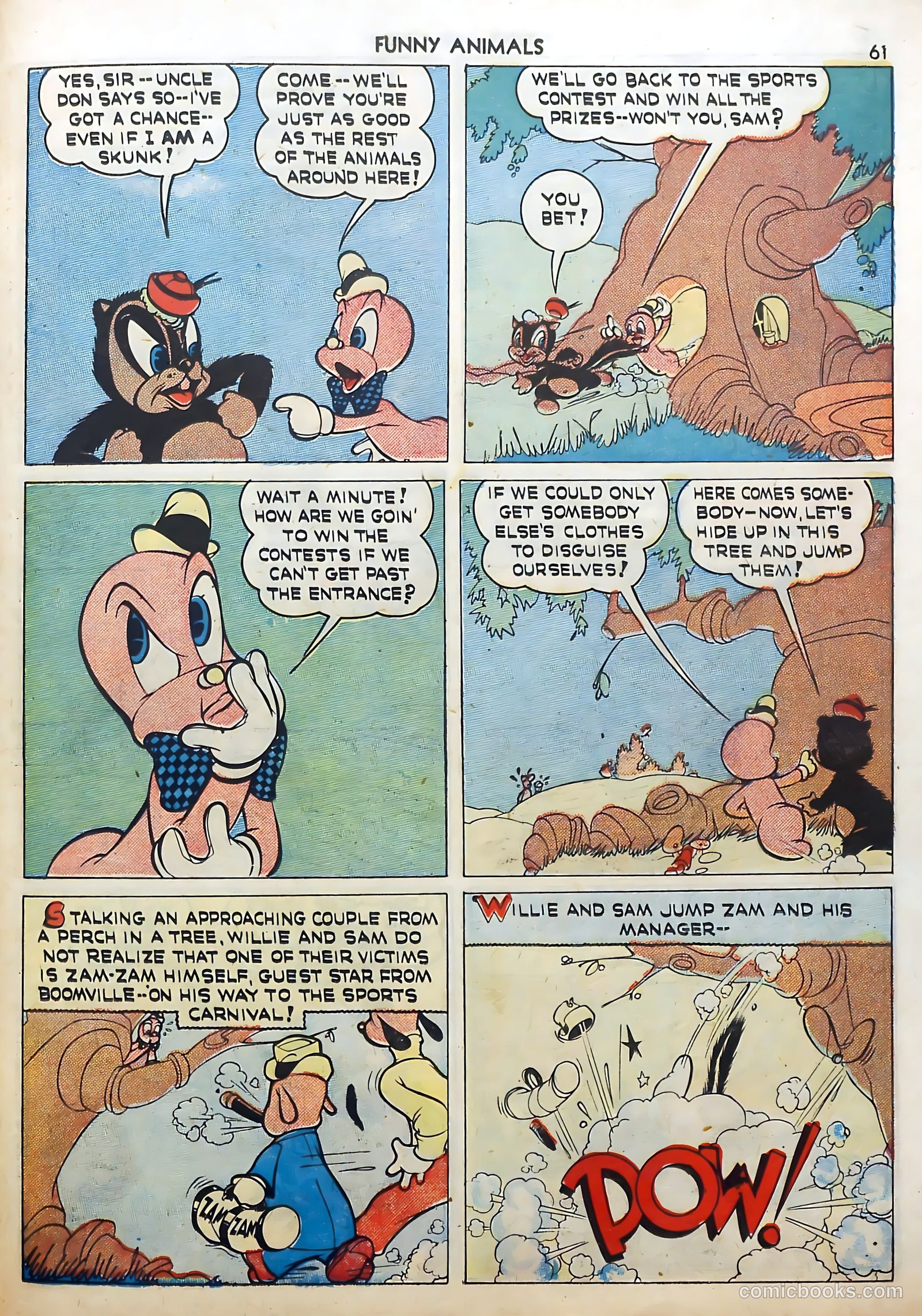 Fawcett's Funny Animals #5 — page 61 of 68