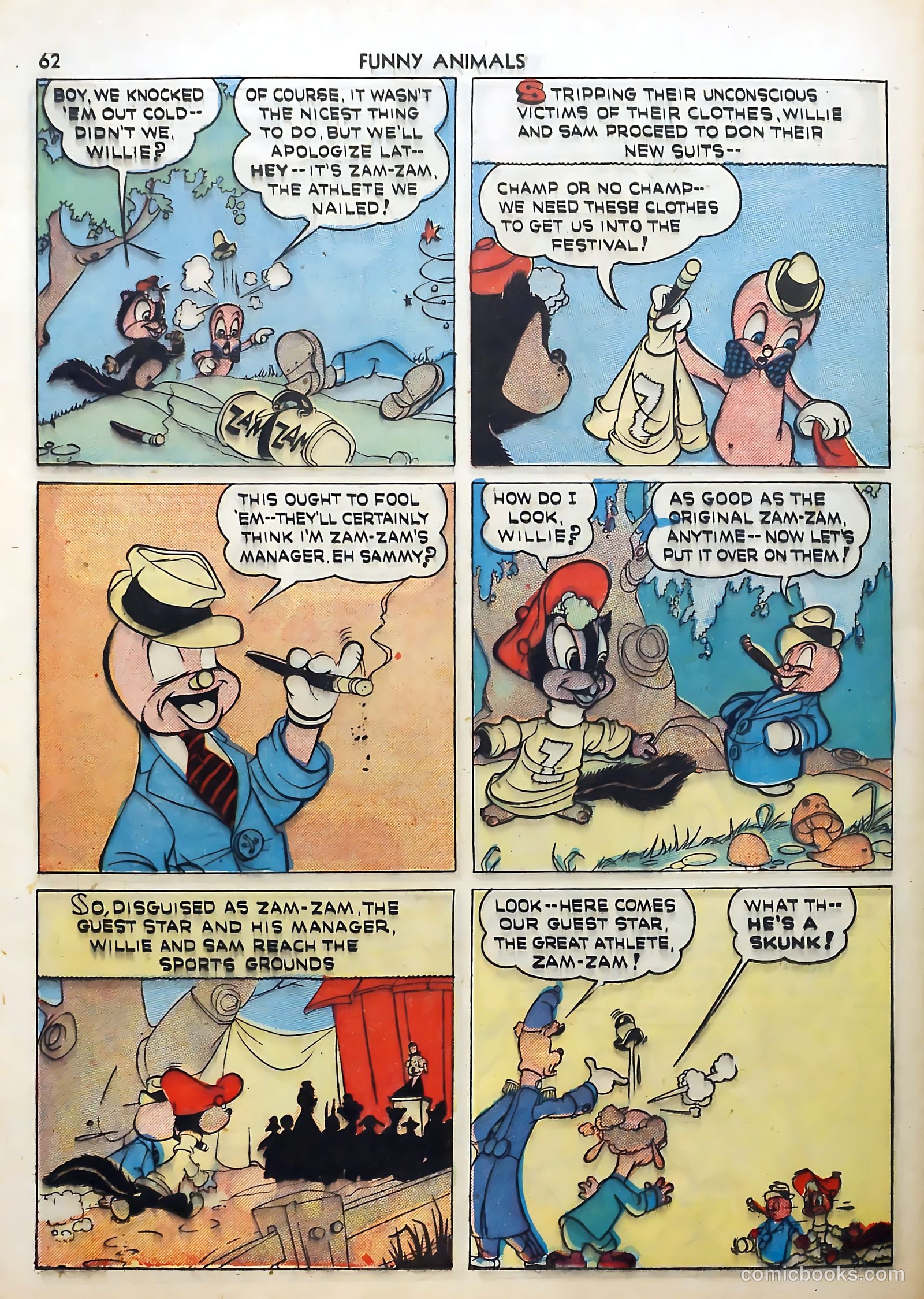 Fawcett's Funny Animals #5 — page 62 of 68