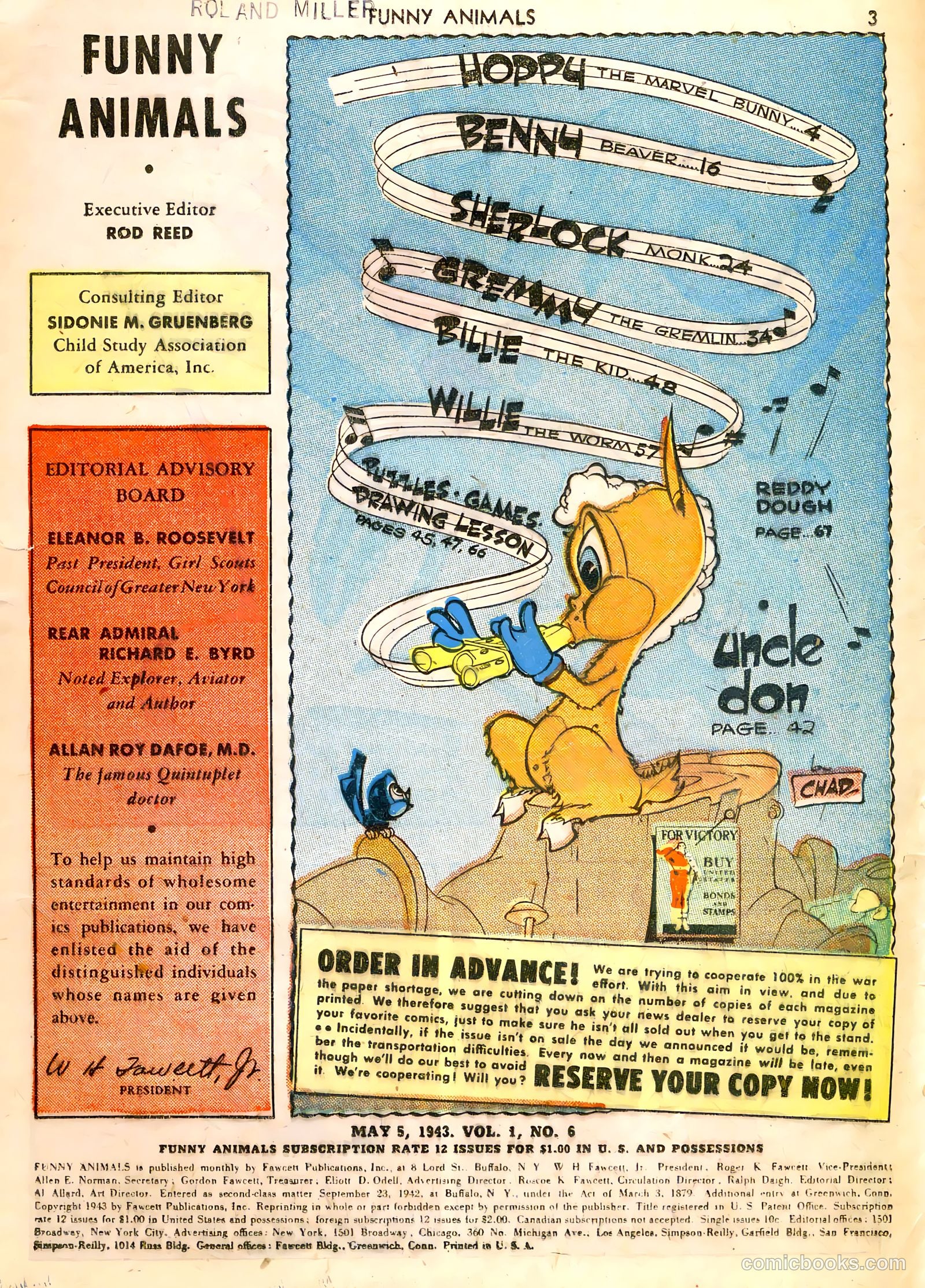 Fawcett's Funny Animals #6 — page 3 of 68