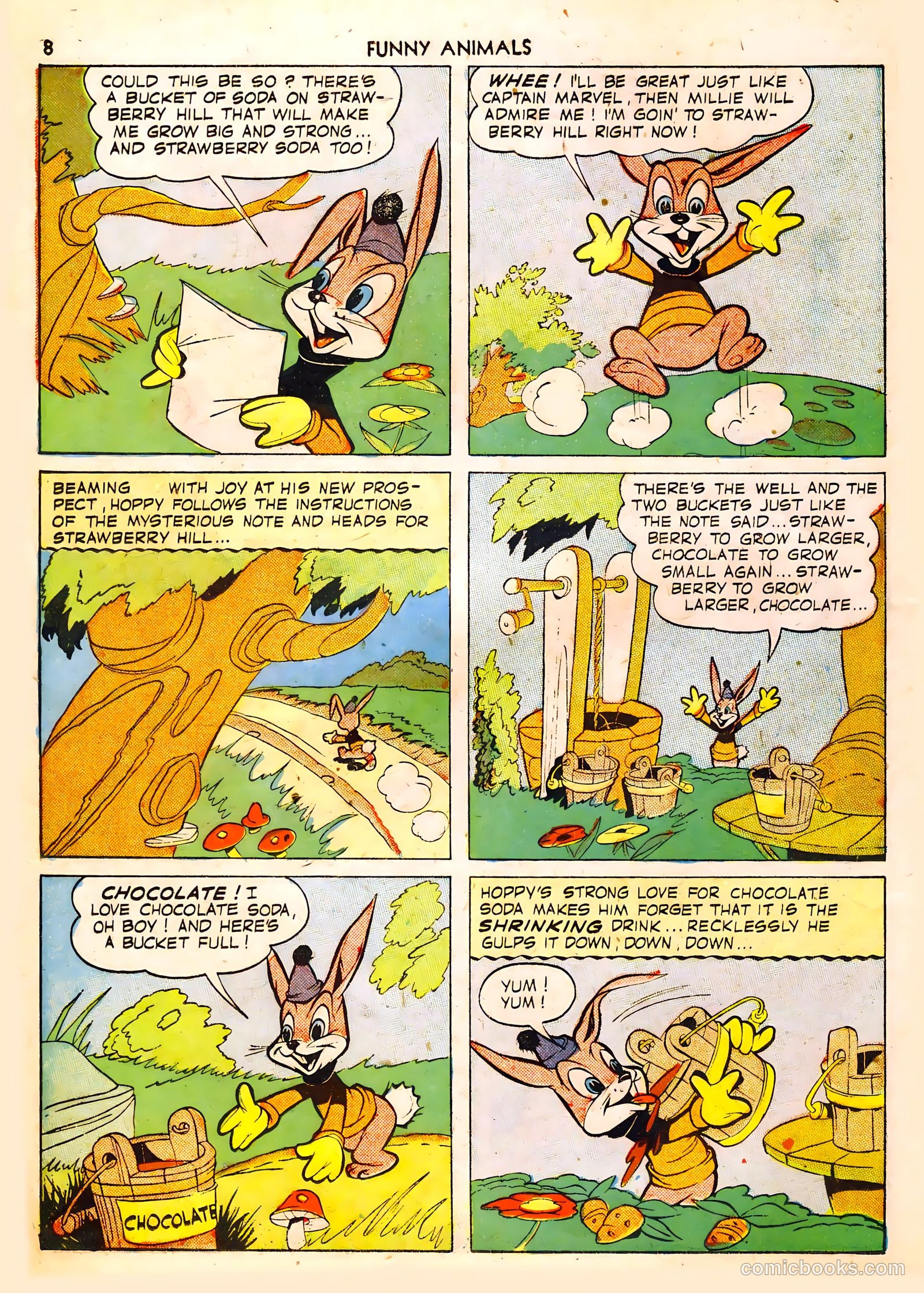 Fawcett's Funny Animals #6 — page 8 of 68