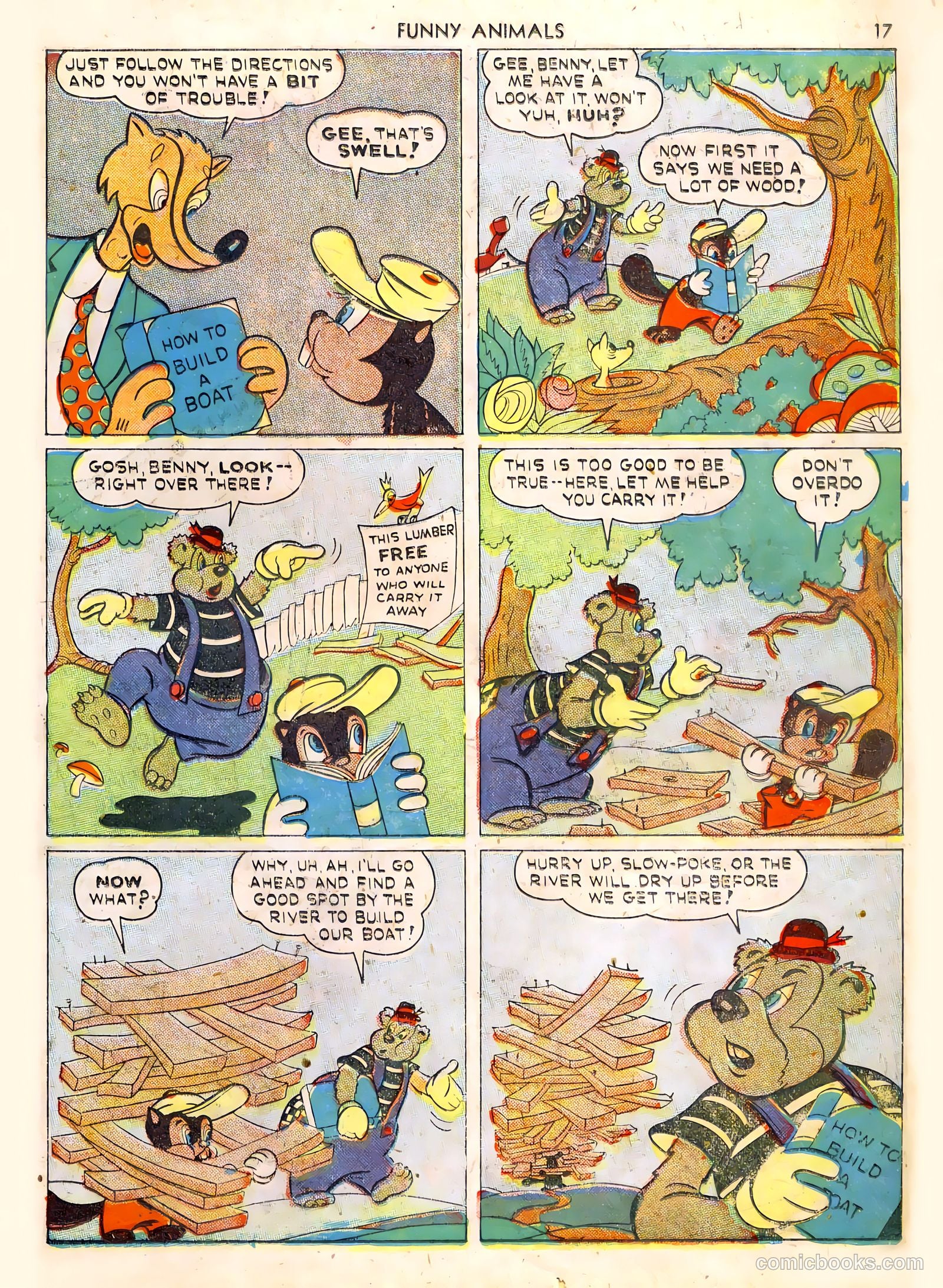 Fawcett's Funny Animals #6 — page 17 of 68