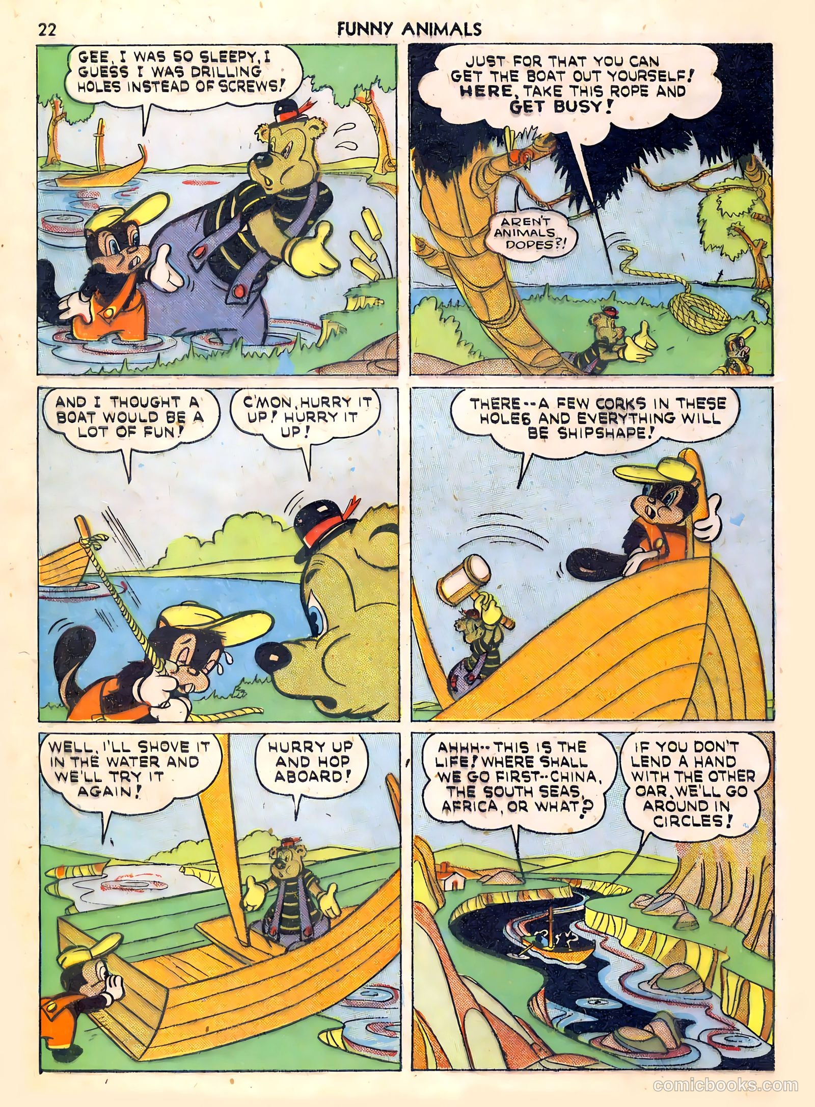 Fawcett's Funny Animals #6 — page 22 of 68