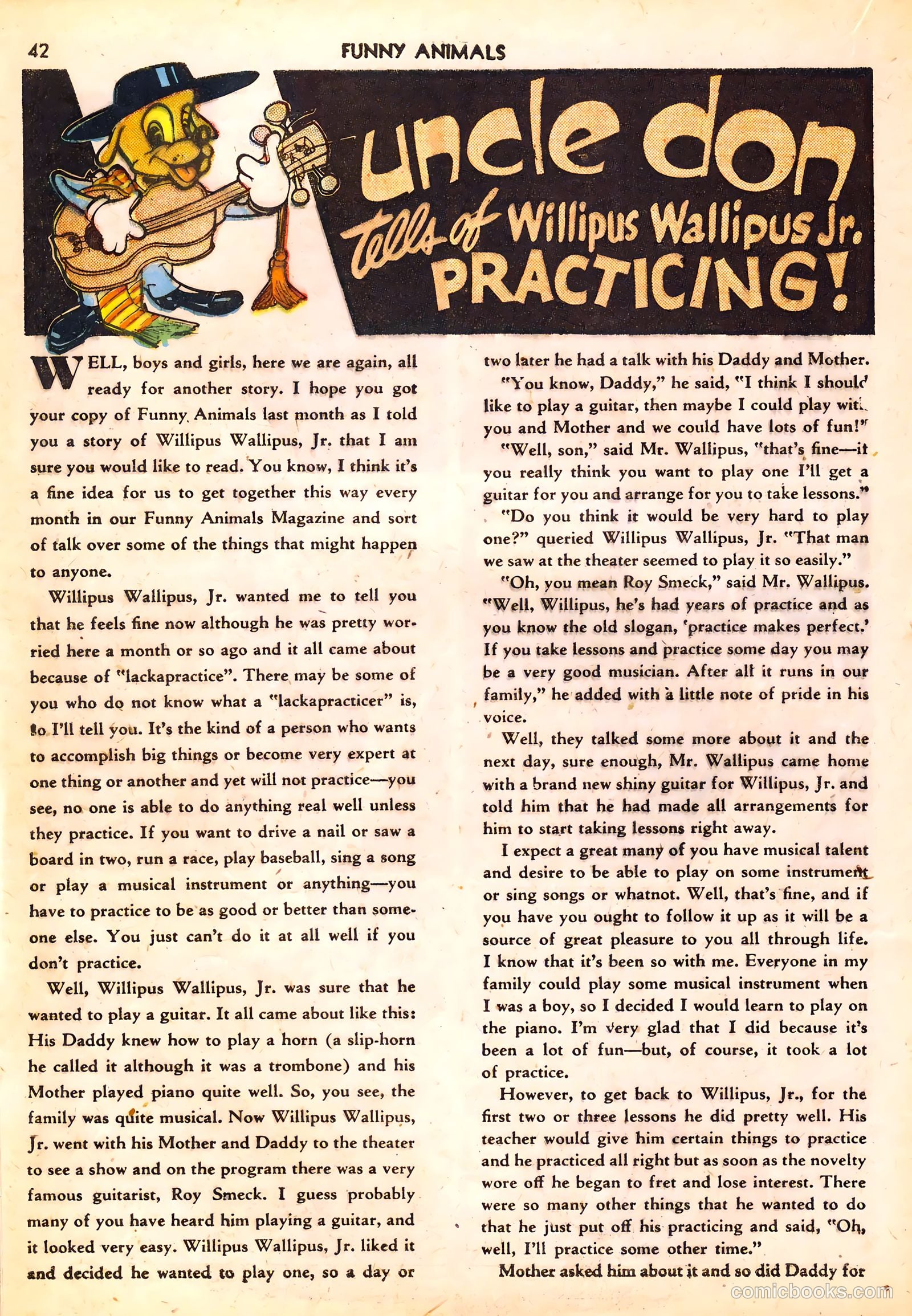 Fawcett's Funny Animals #6 — page 42 of 68