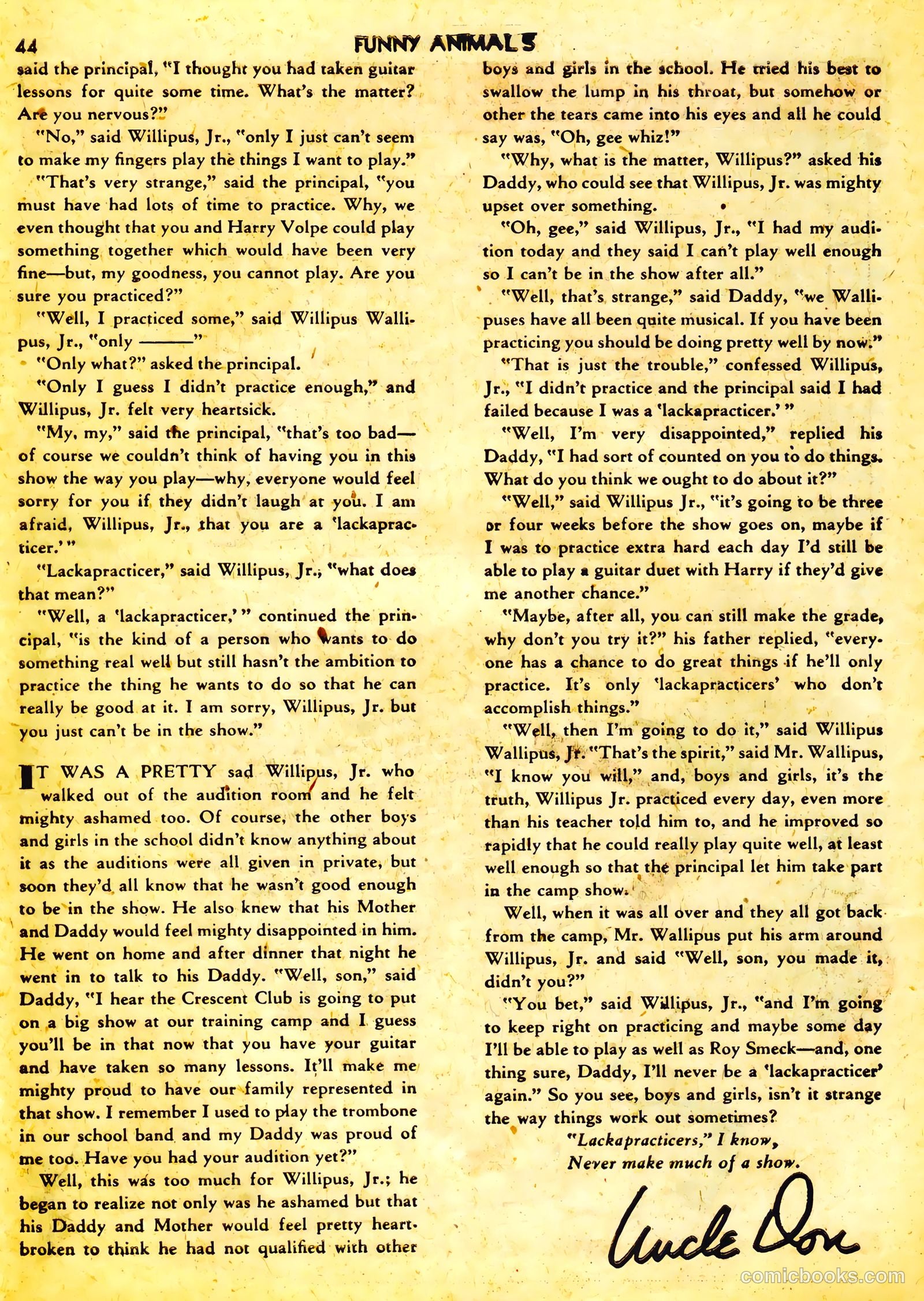 Fawcett's Funny Animals #6 — page 44 of 68