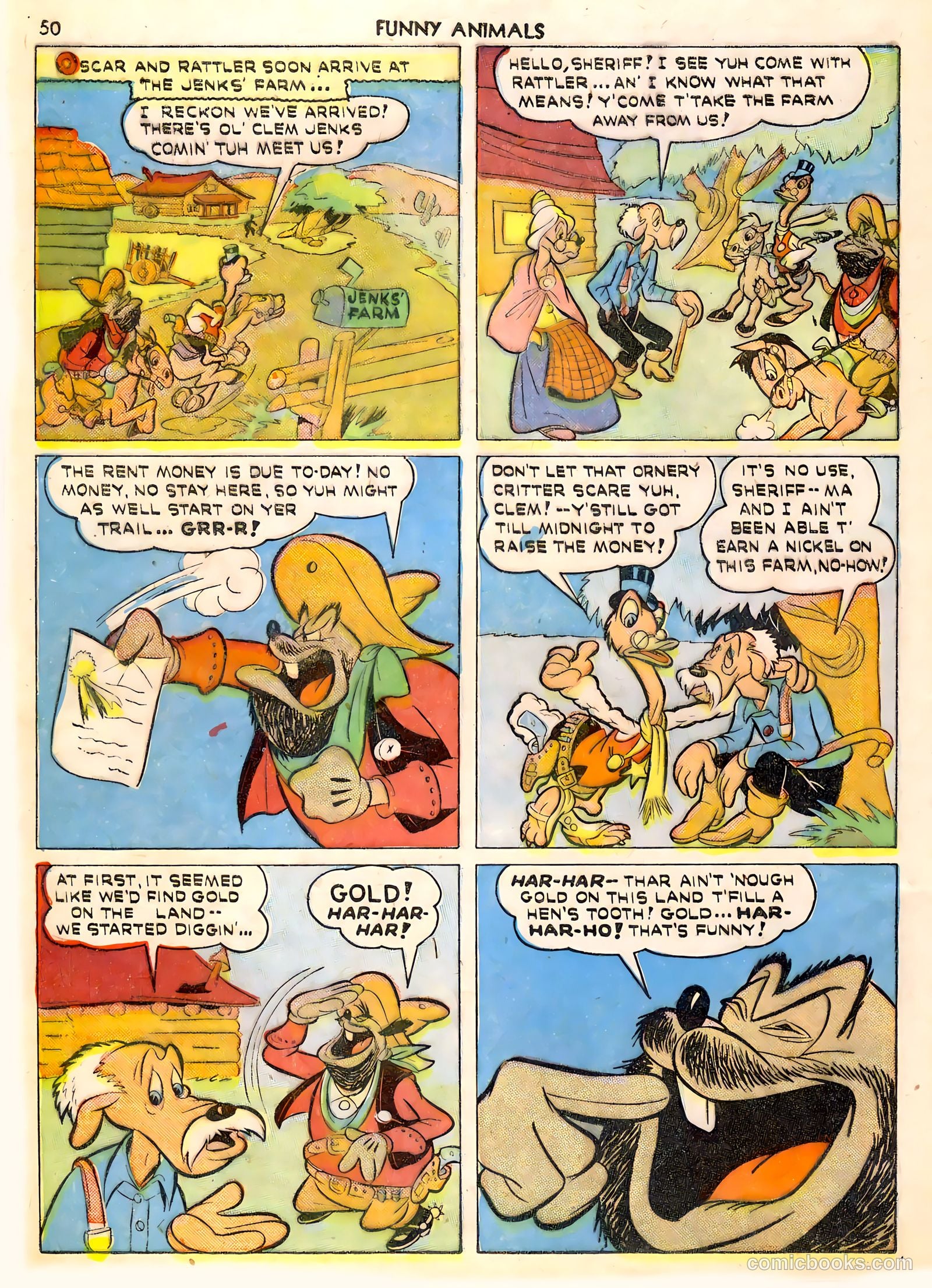 Fawcett's Funny Animals #6 — page 50 of 68