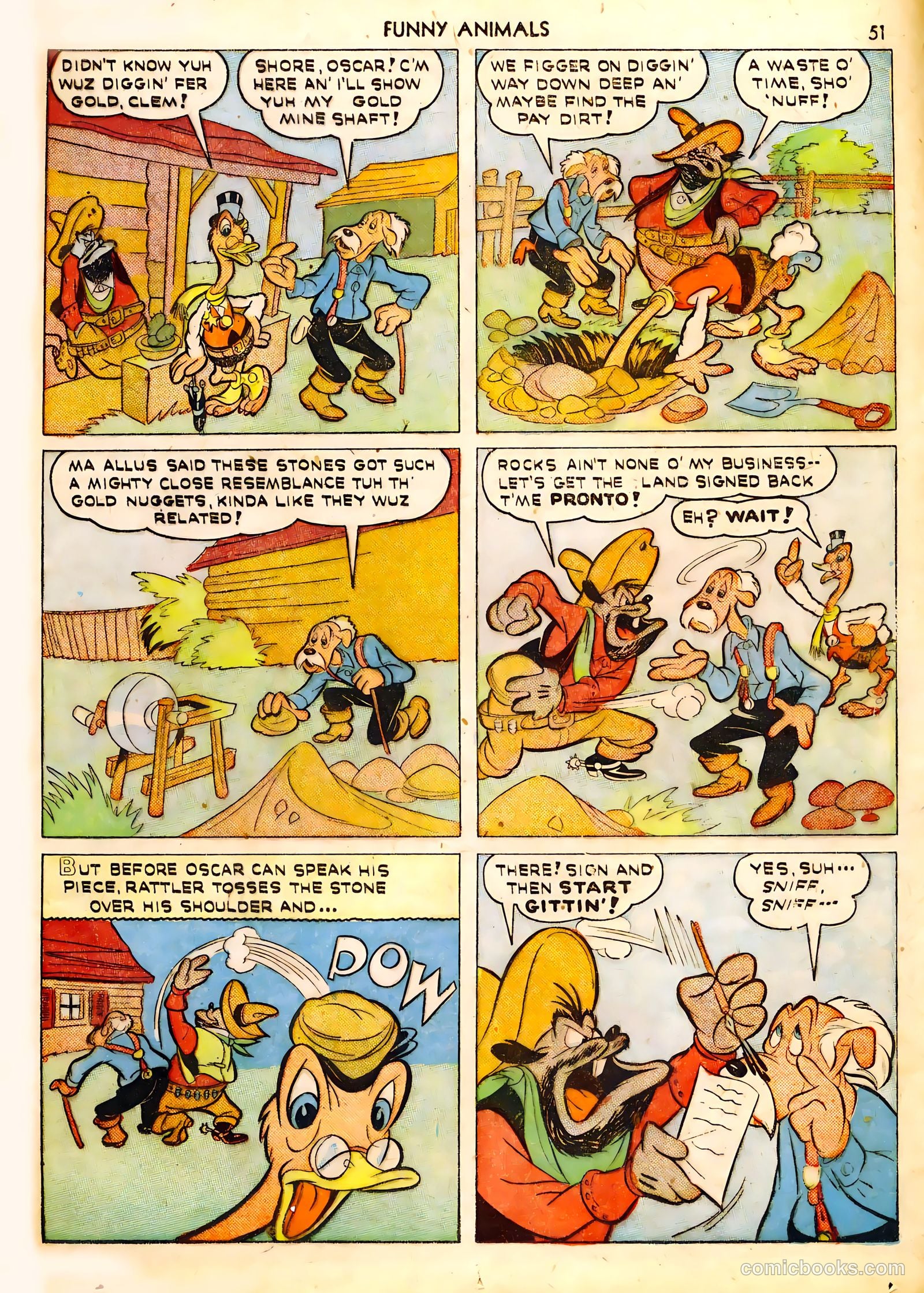 Fawcett's Funny Animals #6 — page 51 of 68