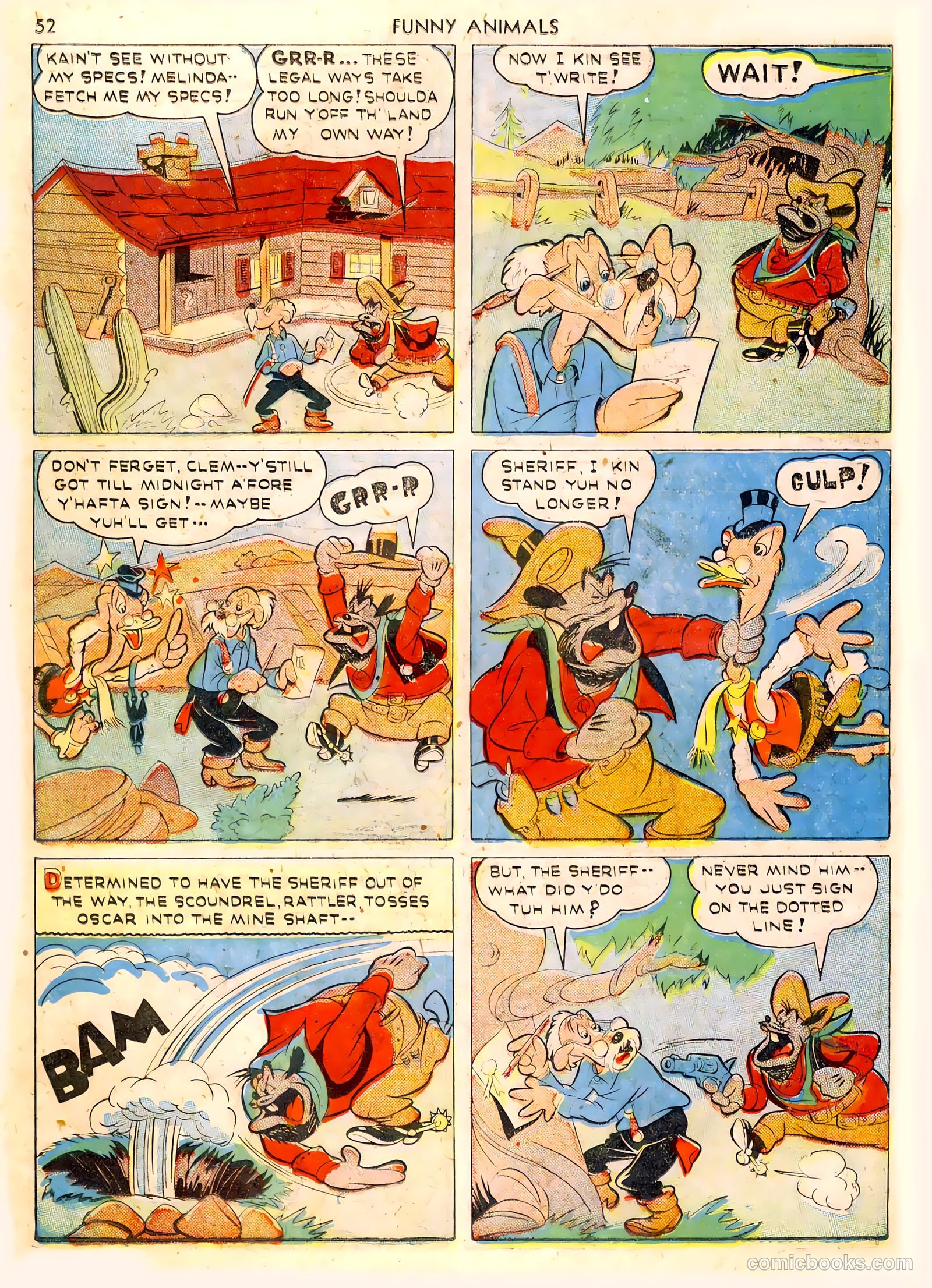 Fawcett's Funny Animals #6 — page 52 of 68