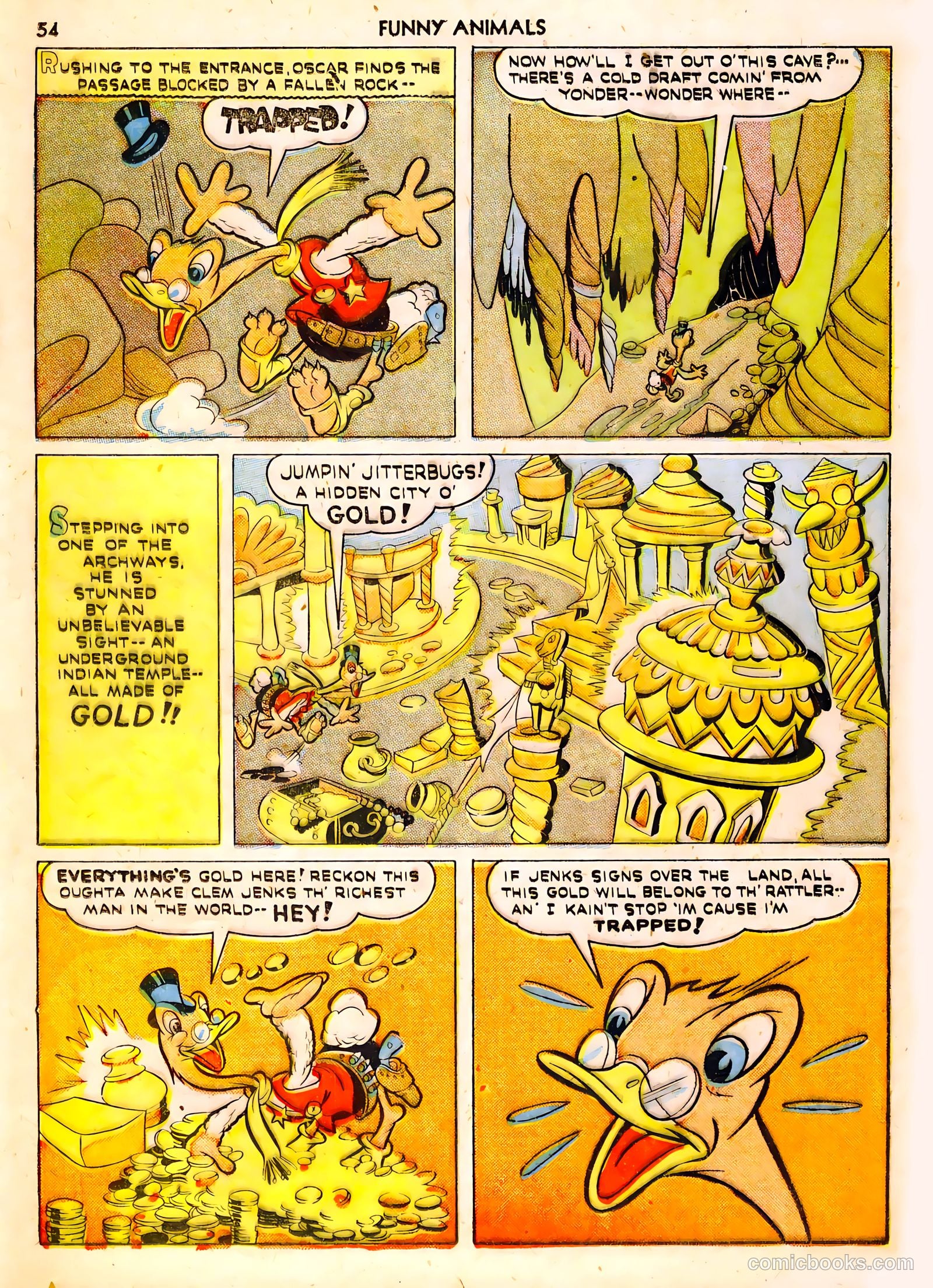 Fawcett's Funny Animals #6 — page 54 of 68