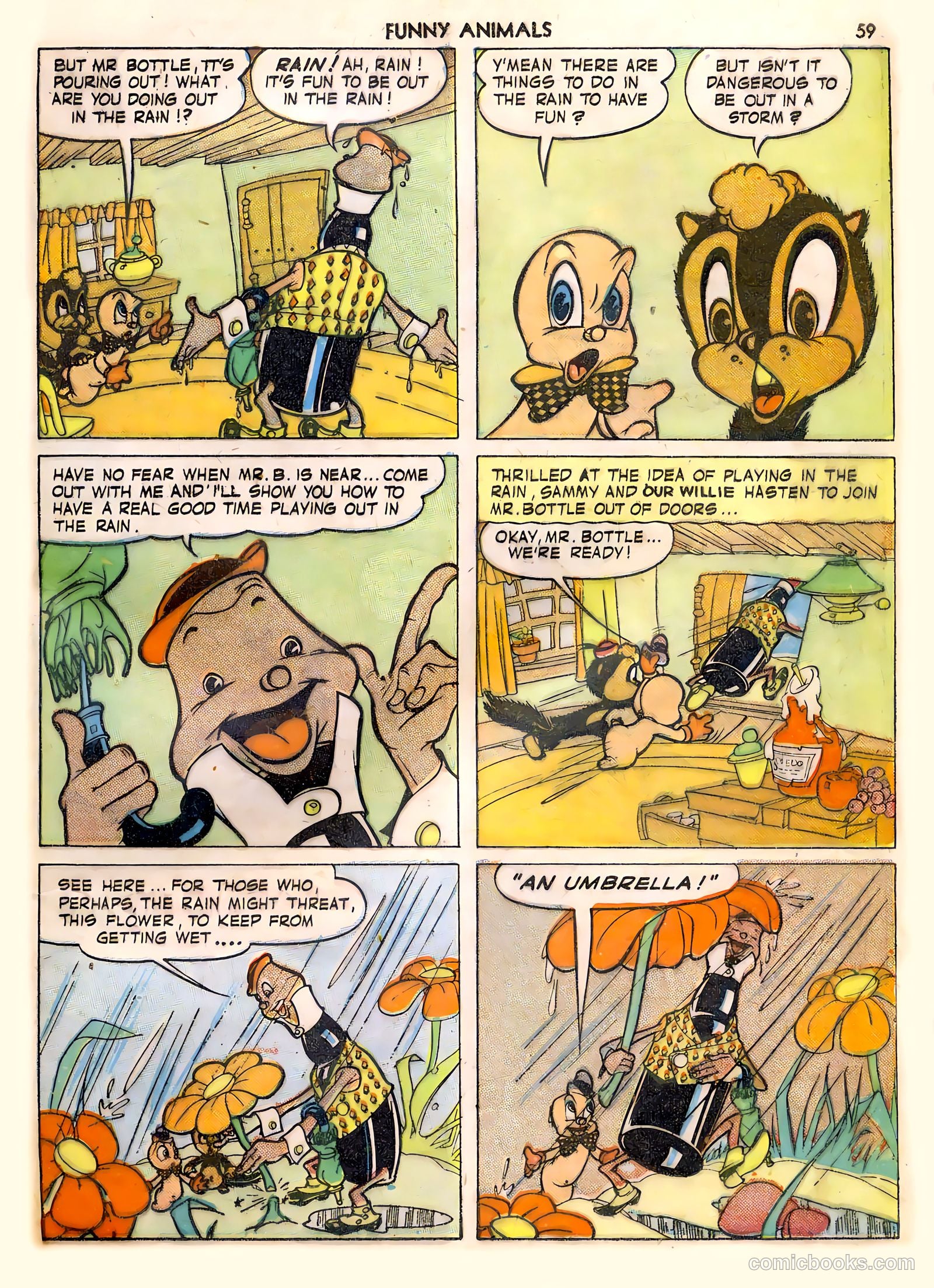 Fawcett's Funny Animals #6 — page 59 of 68