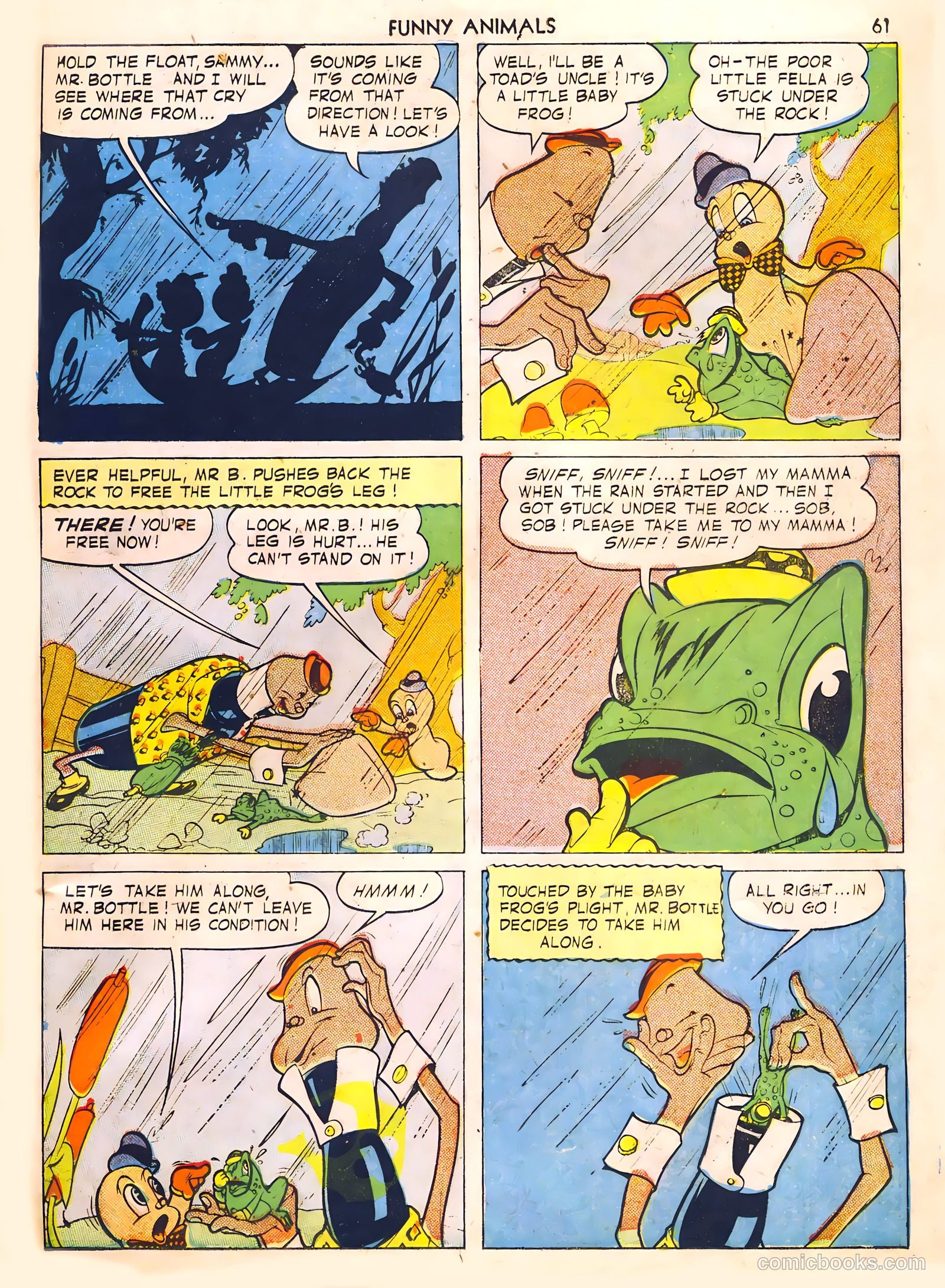 Fawcett's Funny Animals #6 — page 61 of 68