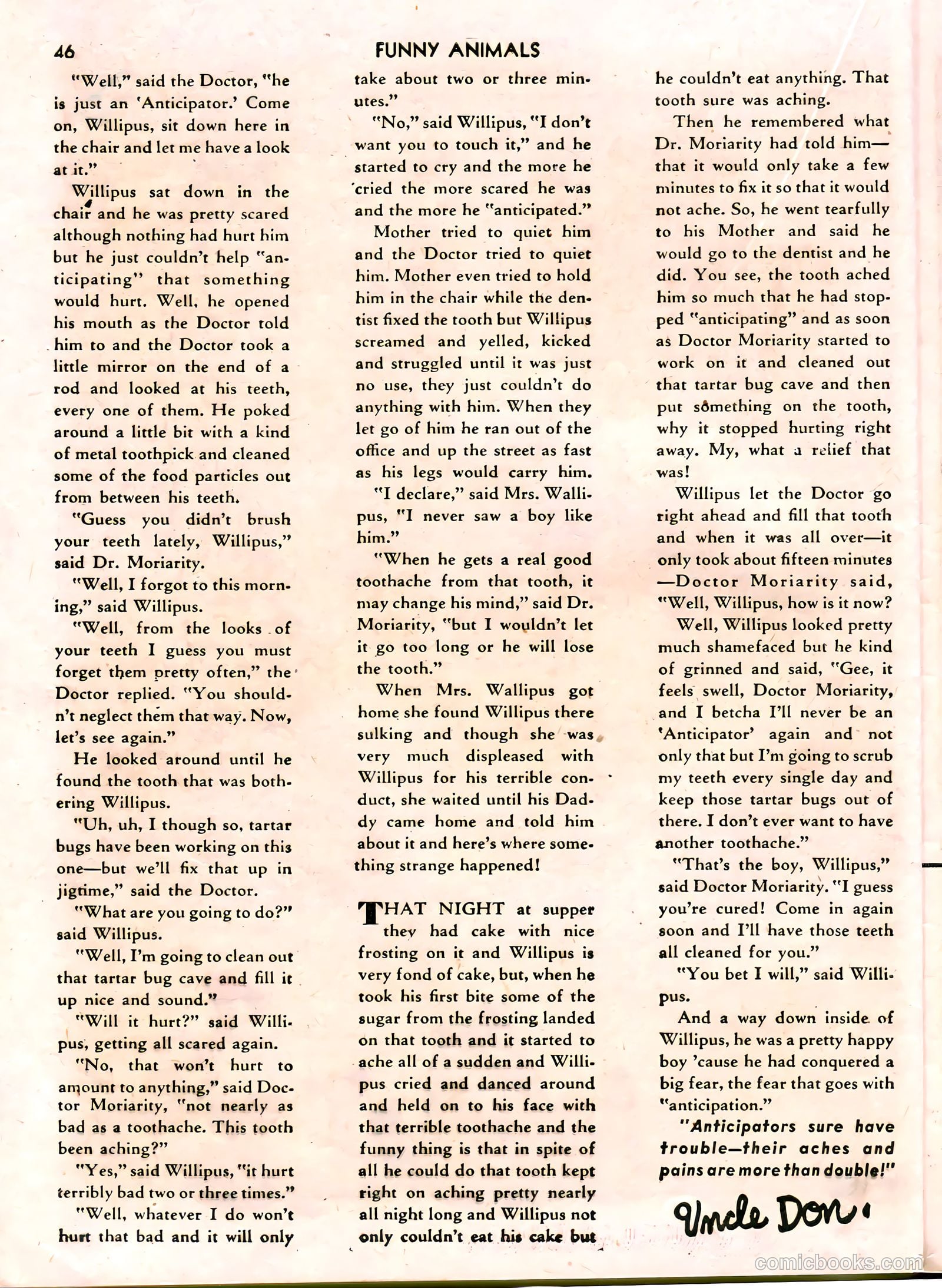 Fawcett's Funny Animals #7 — page 46 of 68