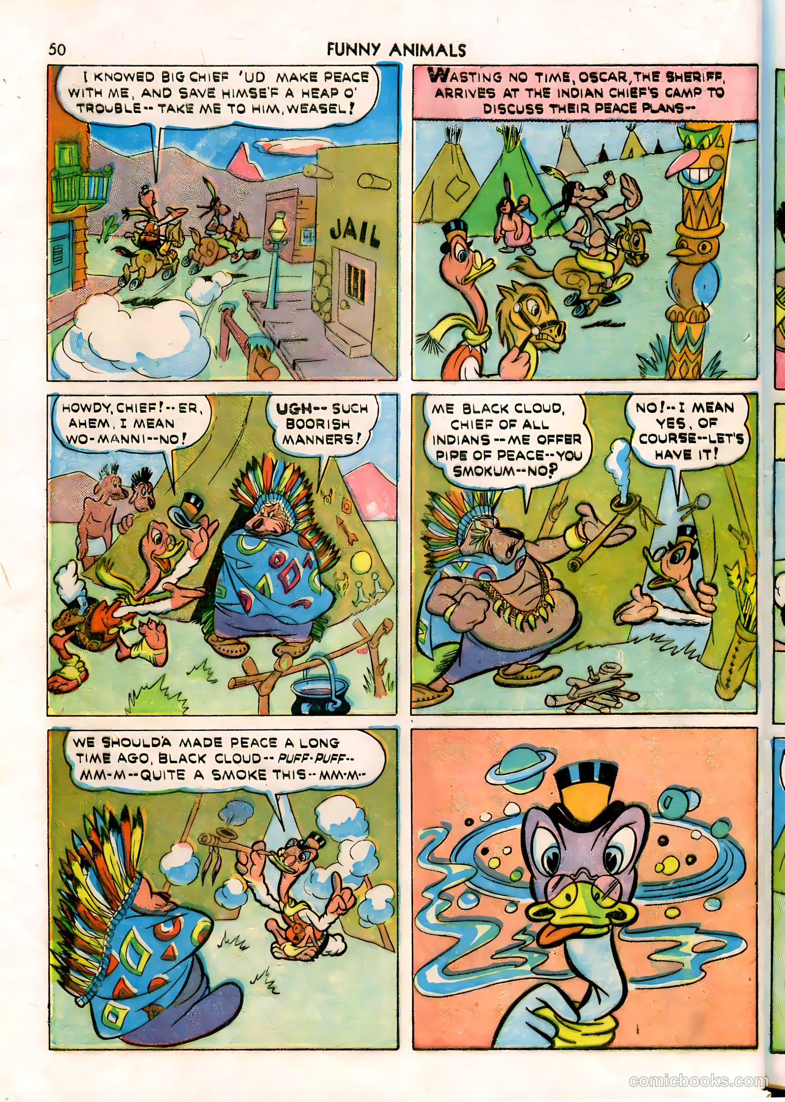 Fawcett's Funny Animals #7 — page 50 of 68