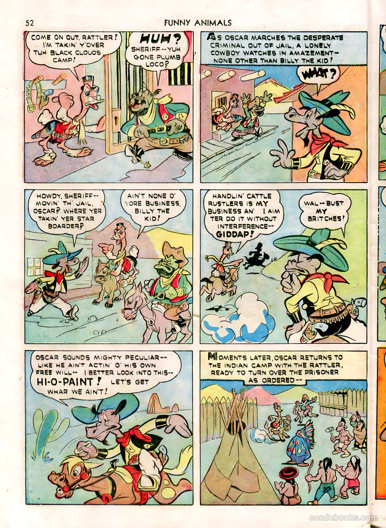 Fawcett's Funny Animals #7 — page 52 of 68