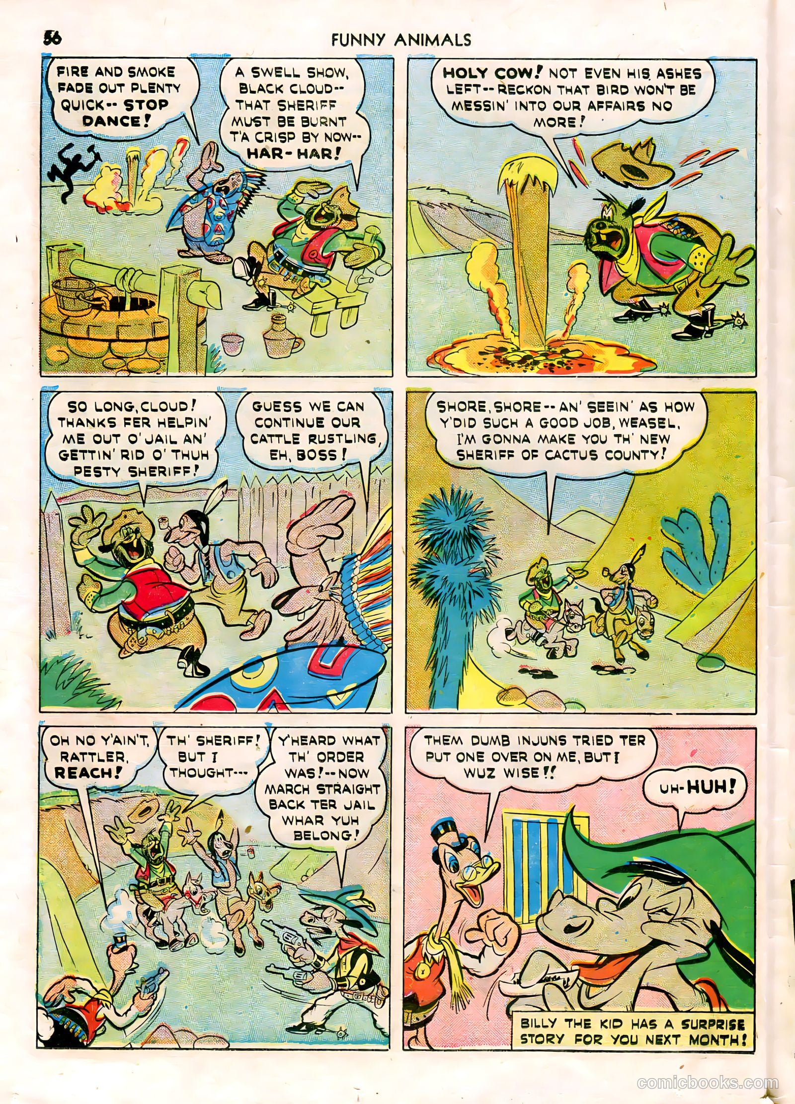Fawcett's Funny Animals #7 — page 56 of 68