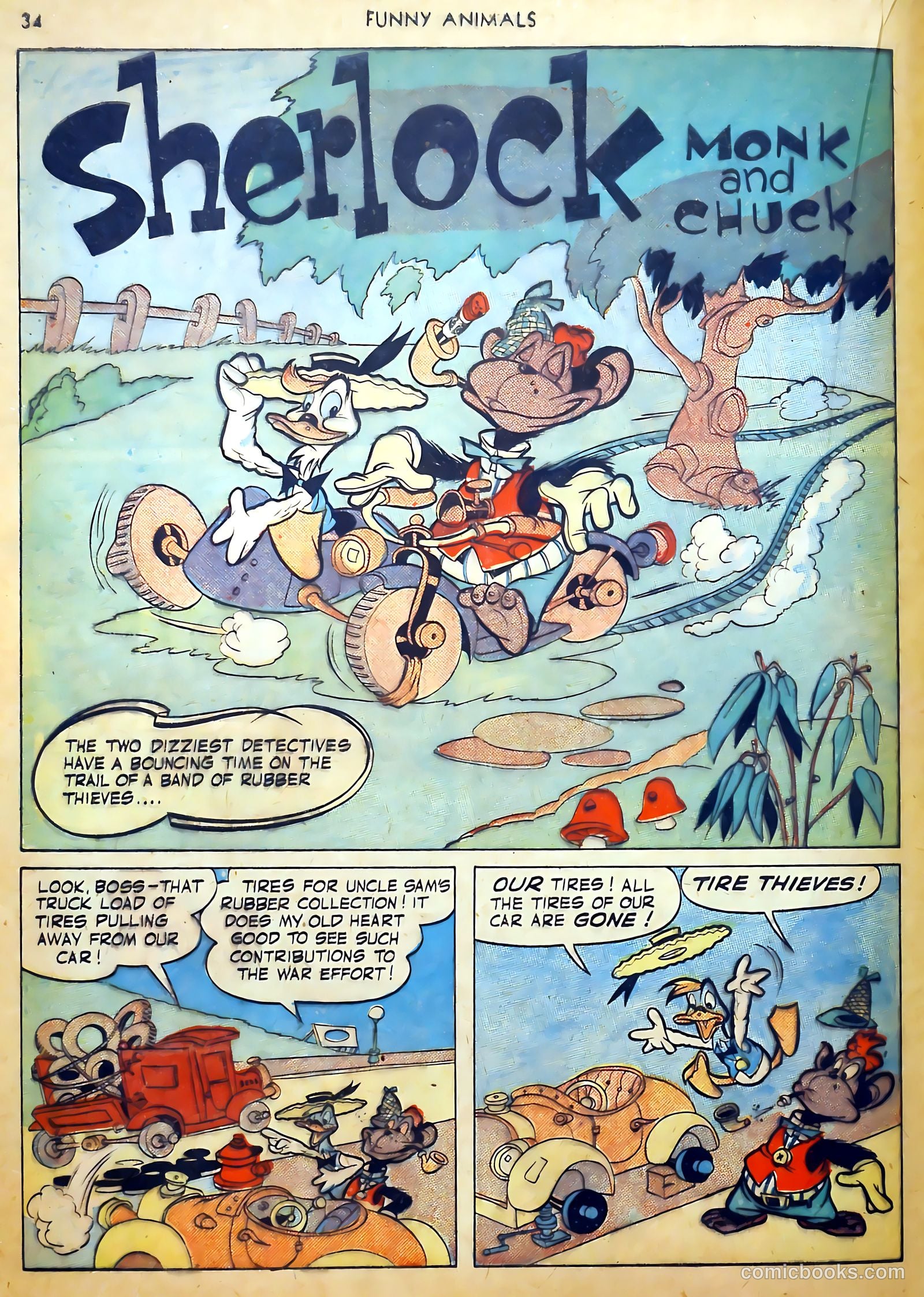 Fawcett's Funny Animals #8 — page 34 of 68