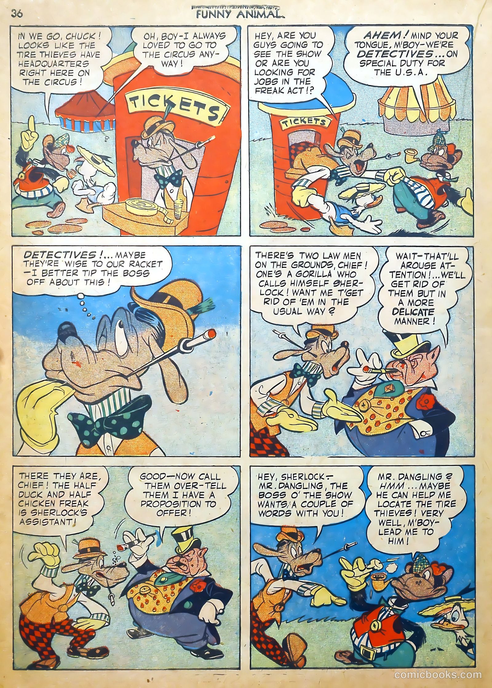 Fawcett's Funny Animals #8 — page 36 of 68