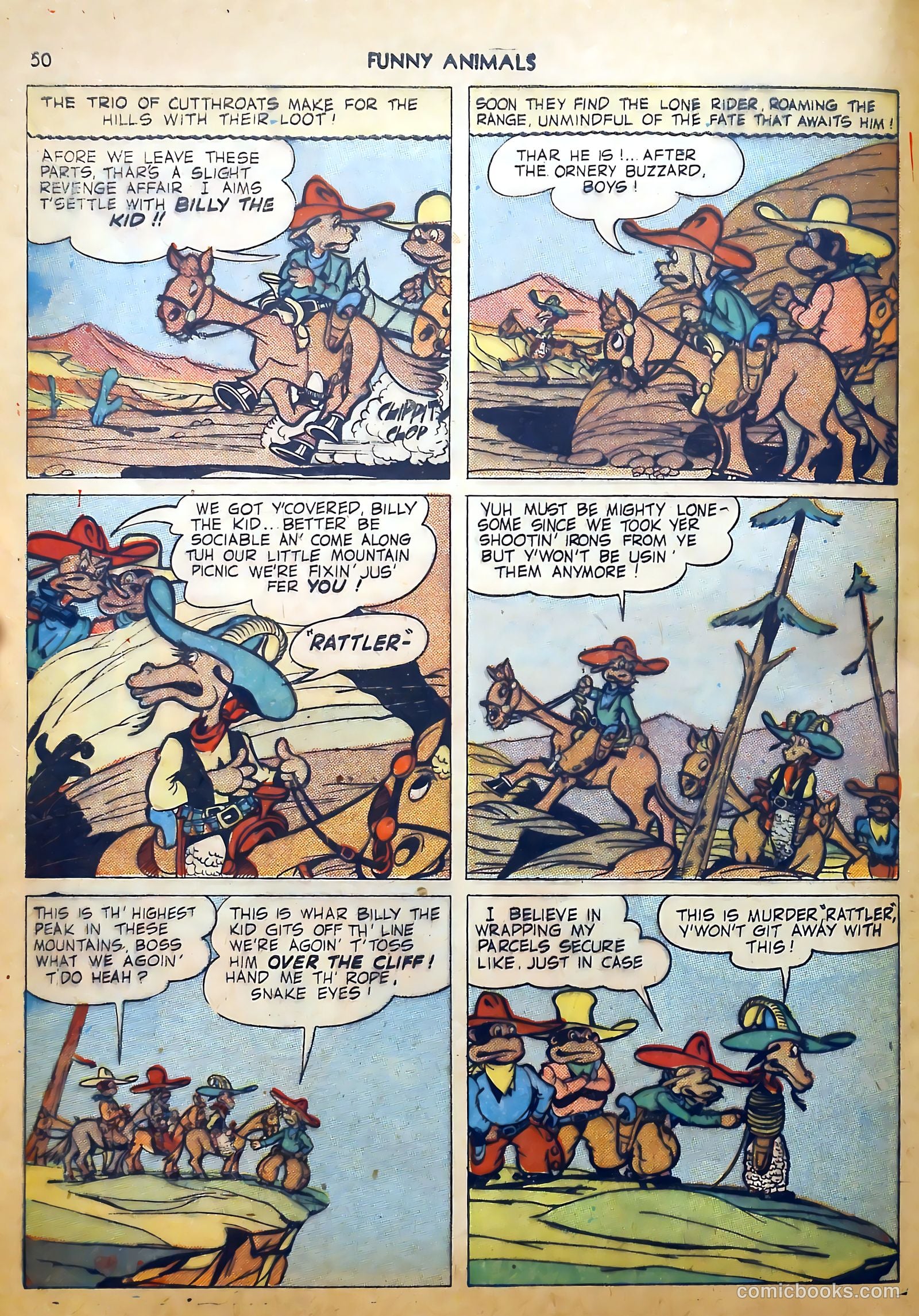 Fawcett's Funny Animals #8 — page 50 of 68
