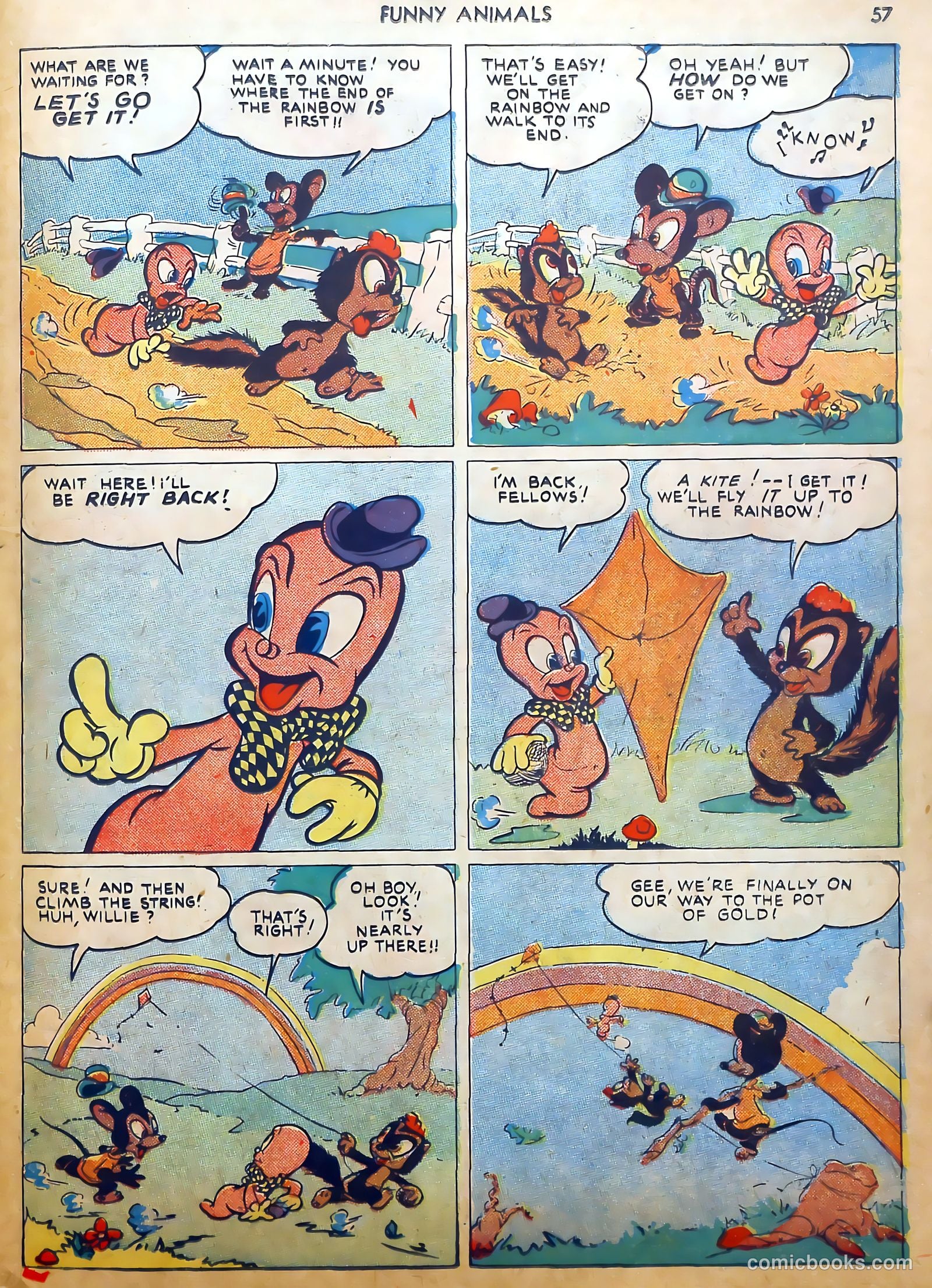 Fawcett's Funny Animals #8 — page 57 of 68