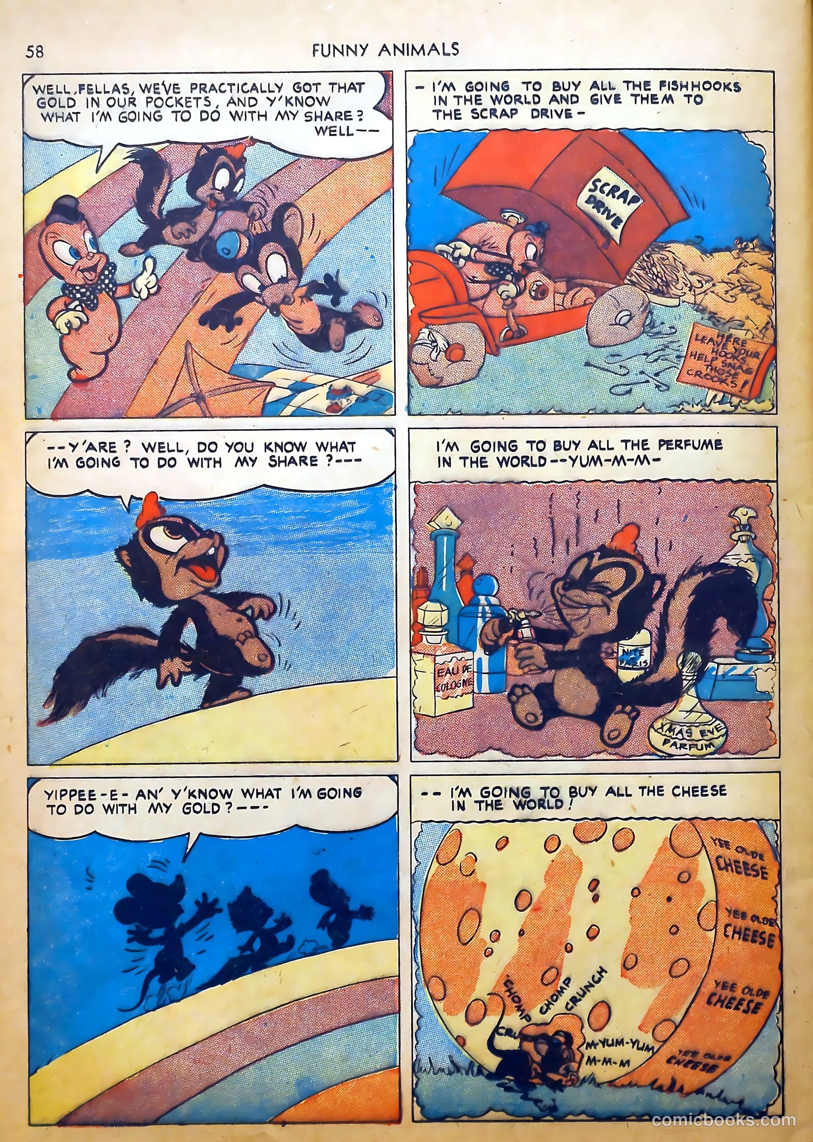 Fawcett's Funny Animals #8 — page 58 of 68