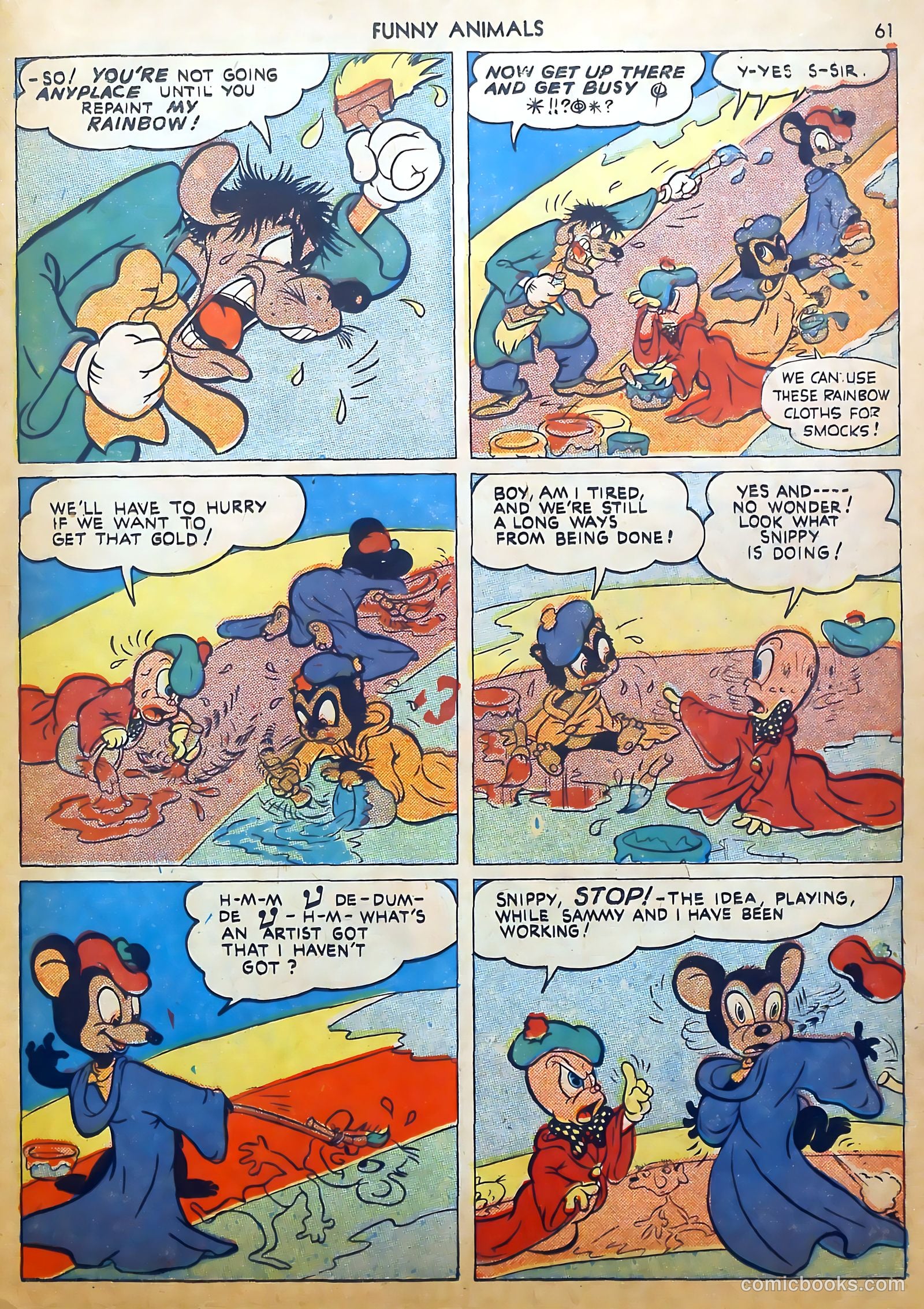 Fawcett's Funny Animals #8 — page 61 of 68