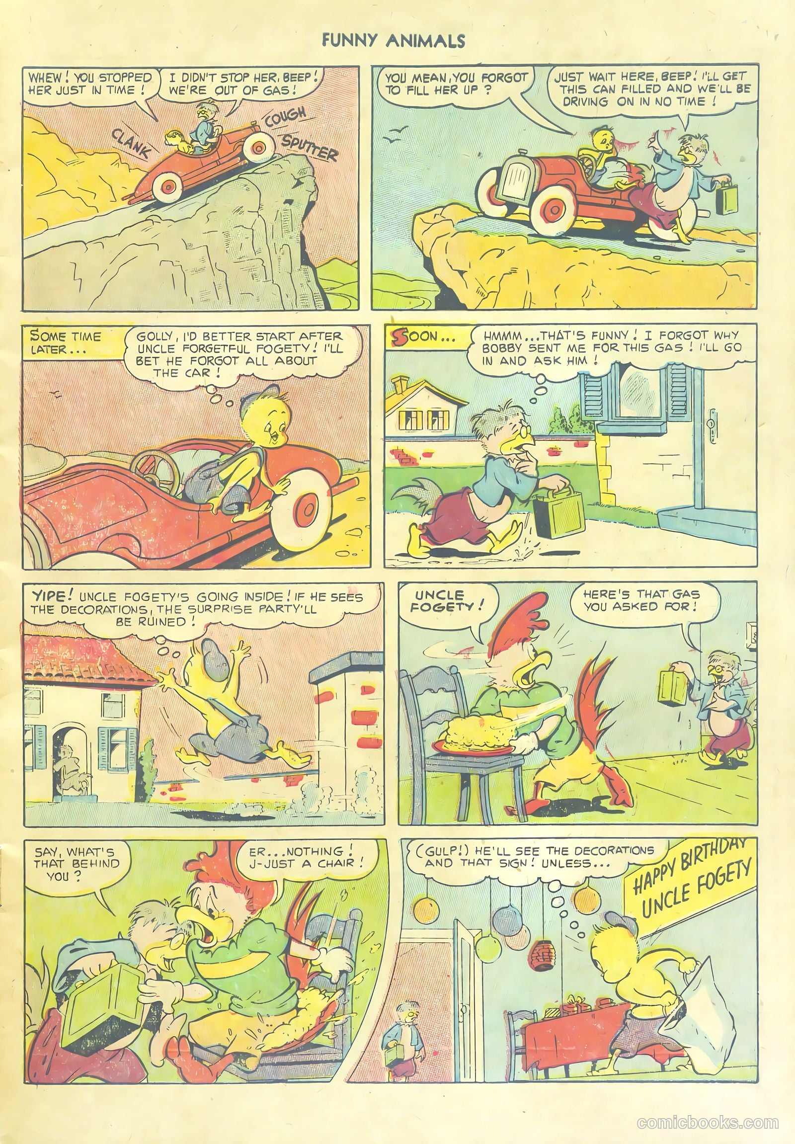 Fawcett's Funny Animals #80 — page 7 of 36