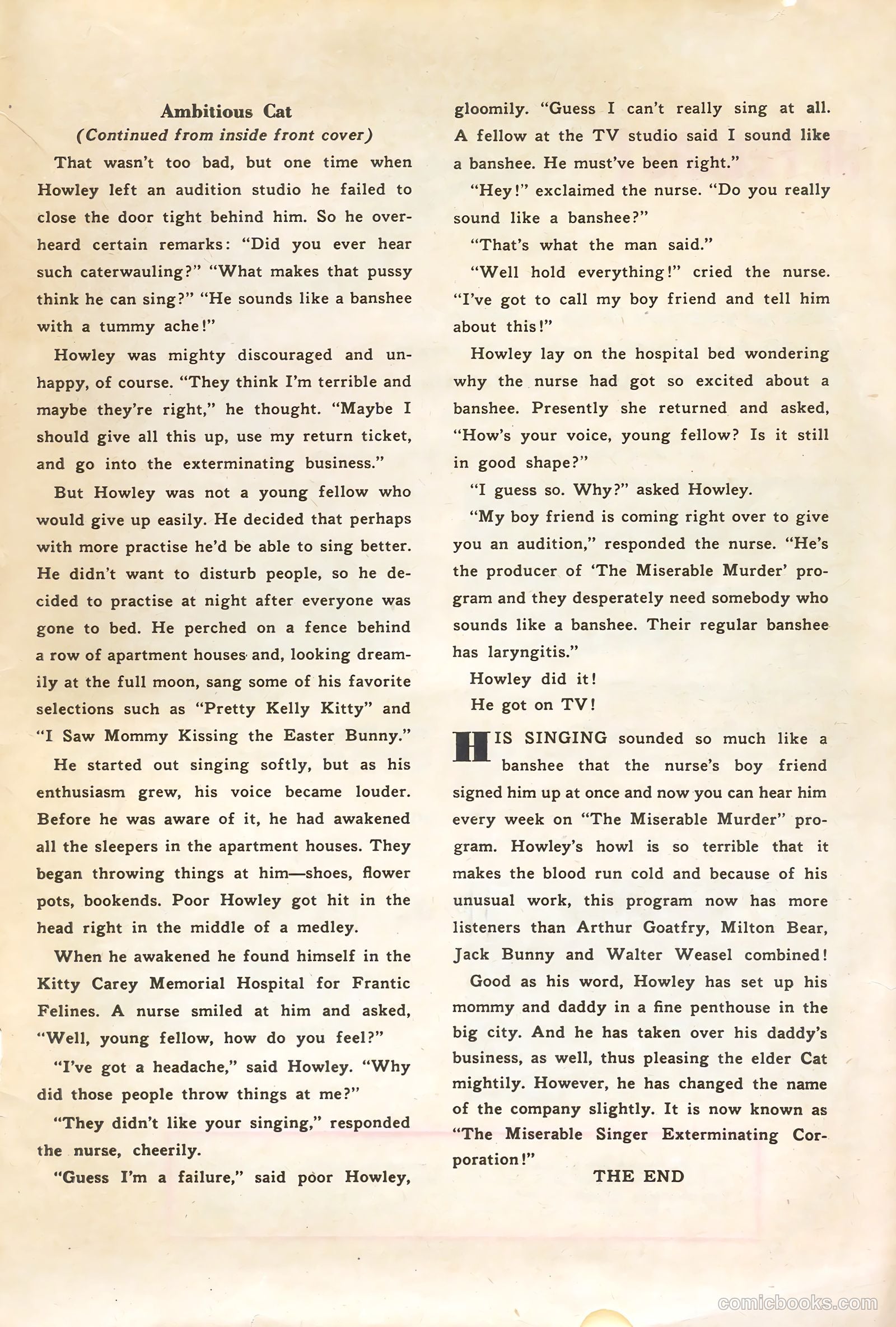 Fawcett's Funny Animals #82 — page 35 of 36