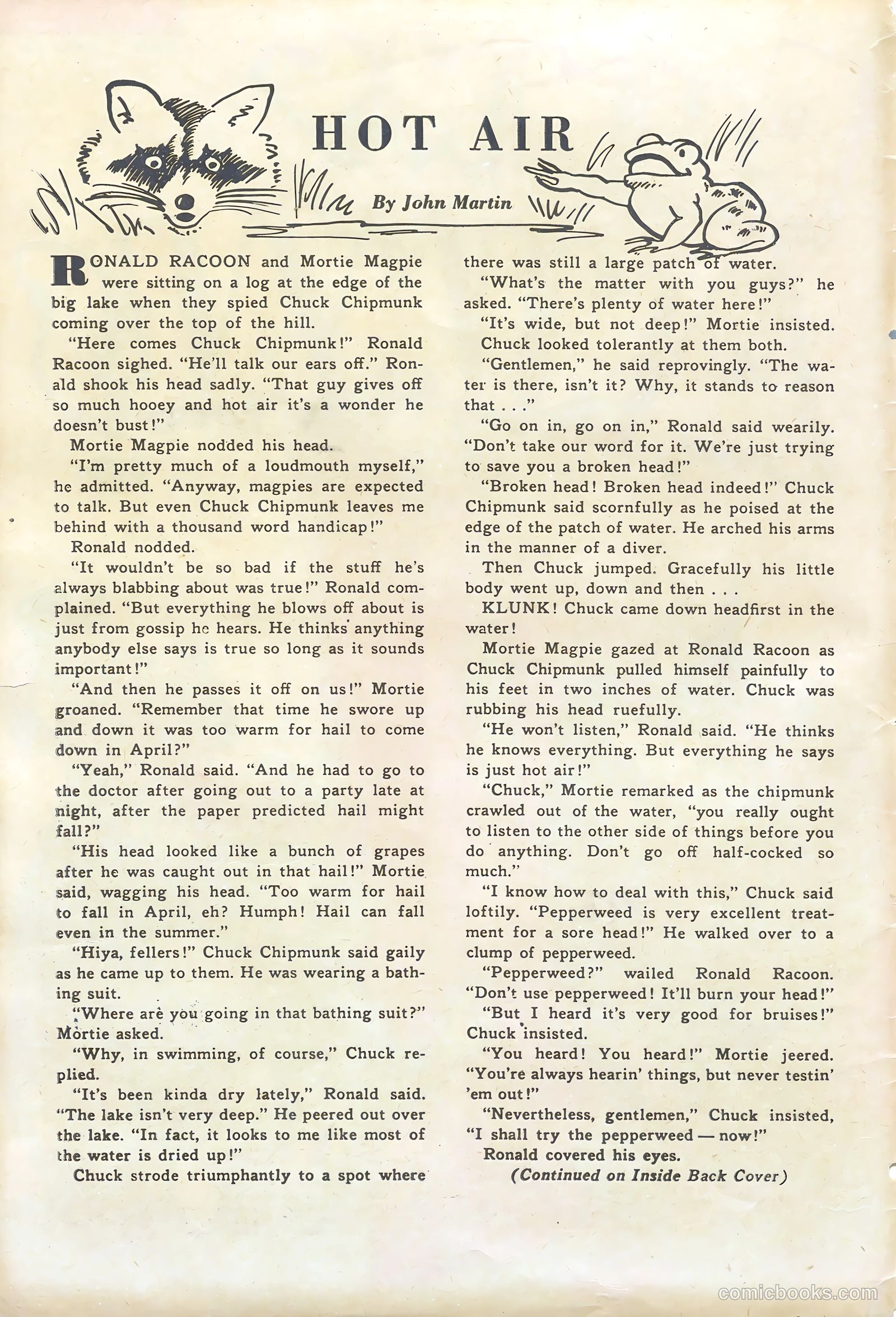 Fawcett's Funny Animals #83 — page 2 of 36