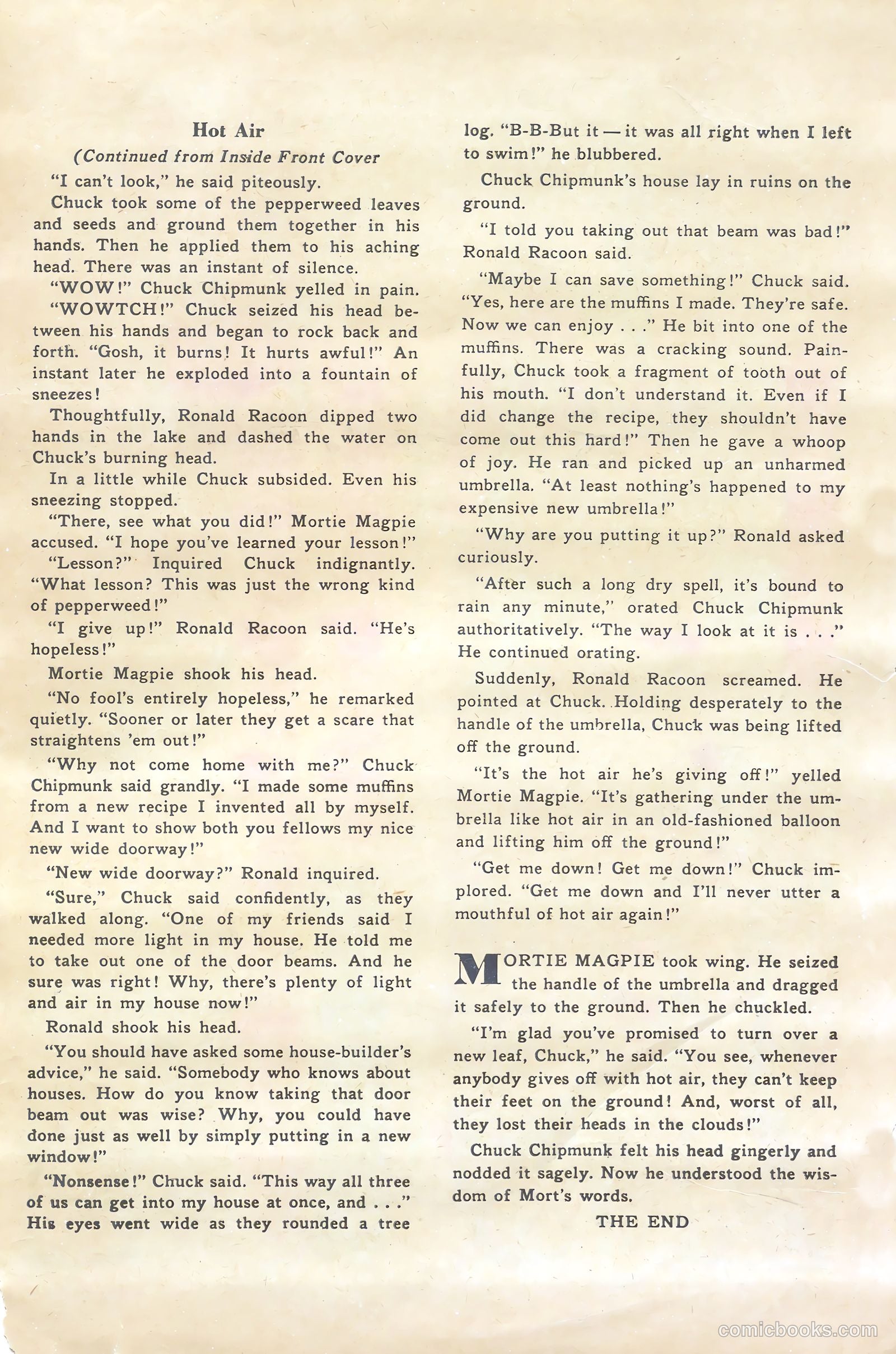 Fawcett's Funny Animals #83 — page 35 of 36