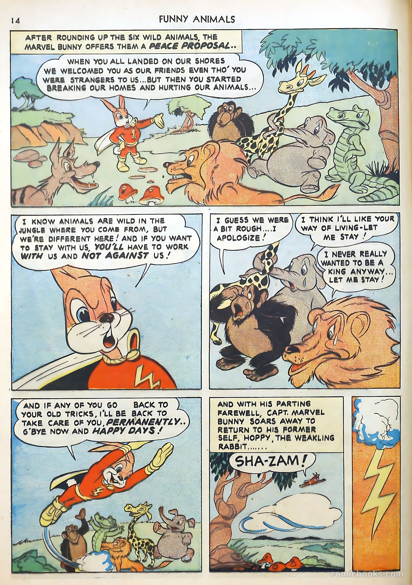 Fawcett's Funny Animals #9 — page 14 of 68