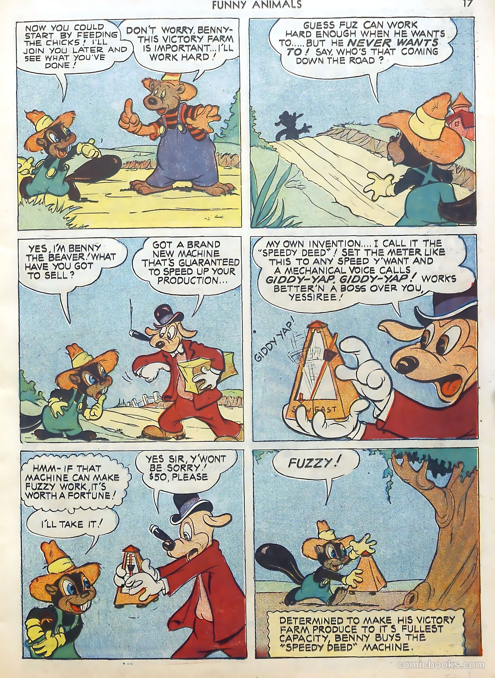 Fawcett's Funny Animals #9 — page 17 of 68