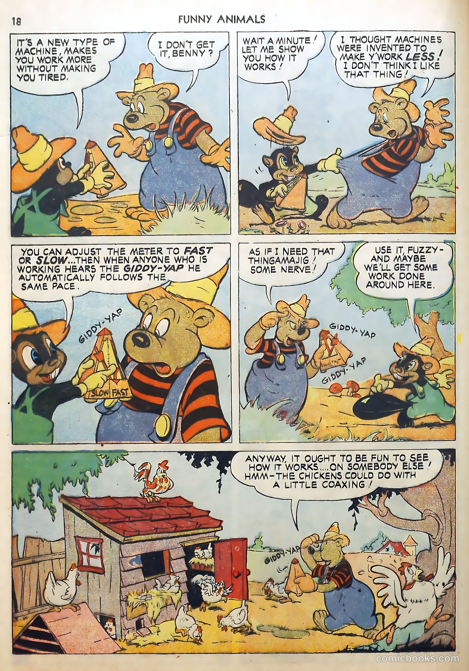 Fawcett's Funny Animals #9 — page 18 of 68