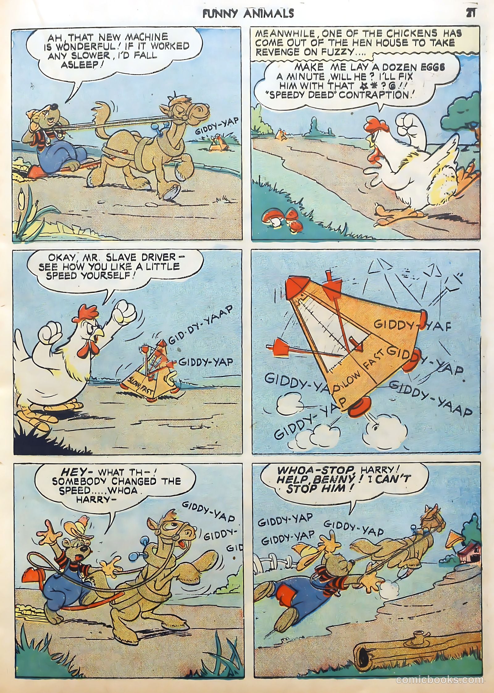 Fawcett's Funny Animals #9 — page 21 of 68