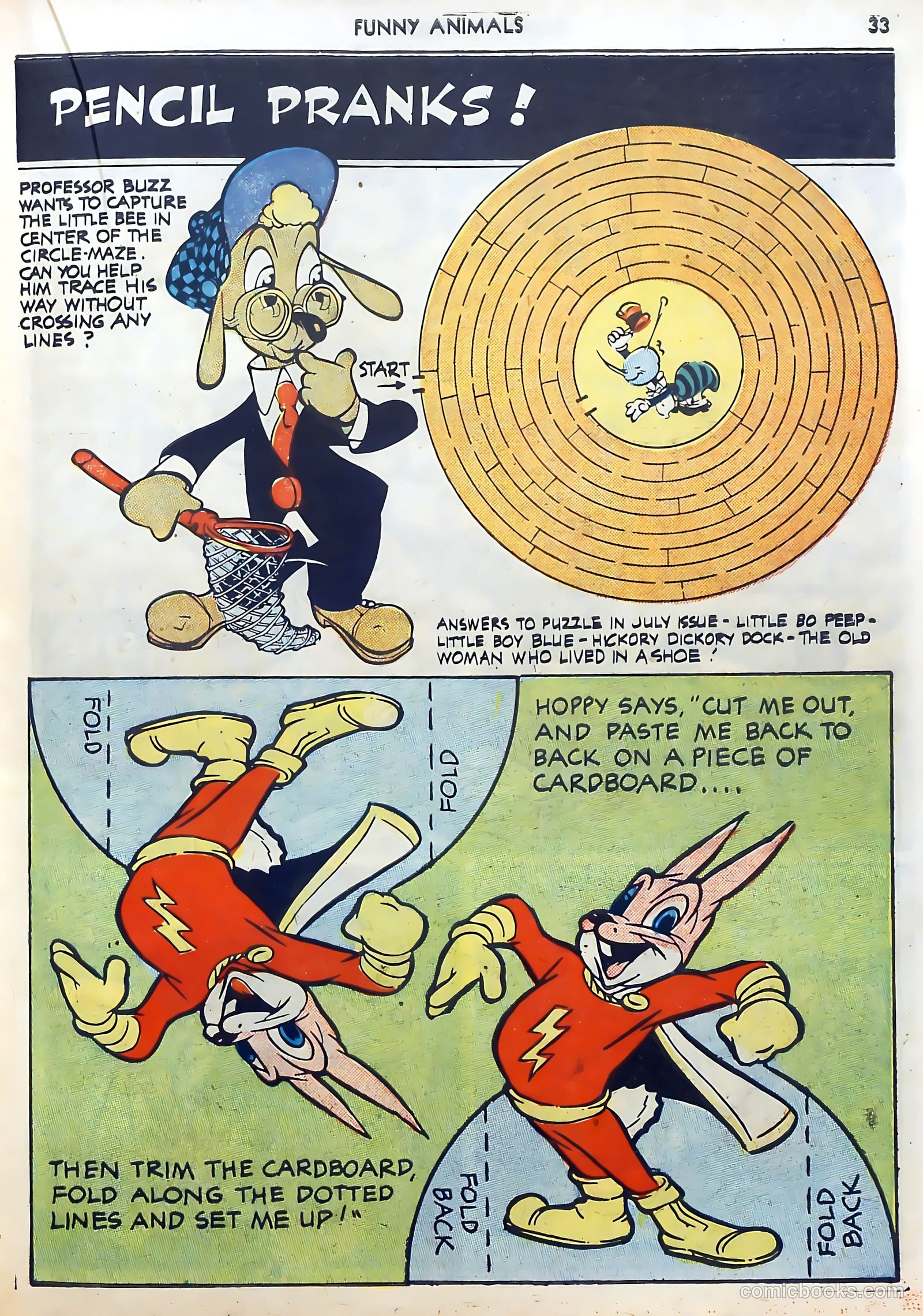 Fawcett's Funny Animals #9 — page 33 of 68