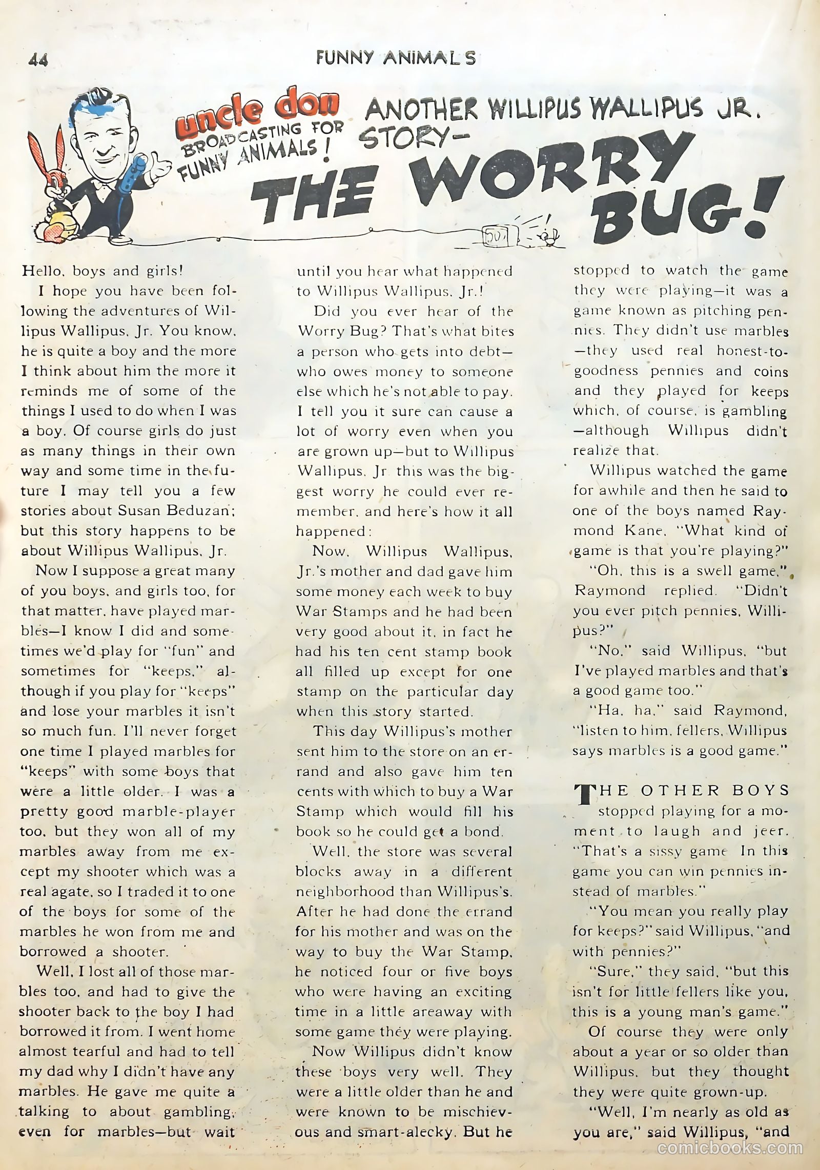 Fawcett's Funny Animals #9 — page 44 of 68