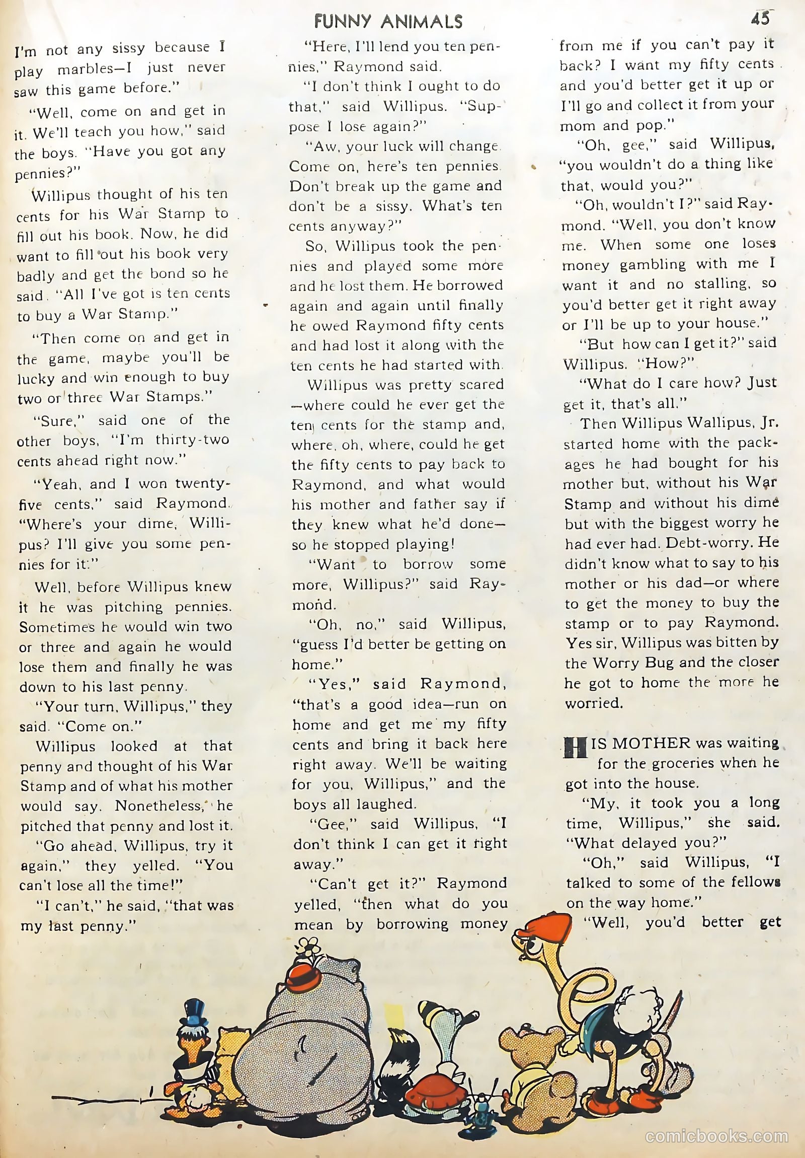Fawcett's Funny Animals #9 — page 45 of 68