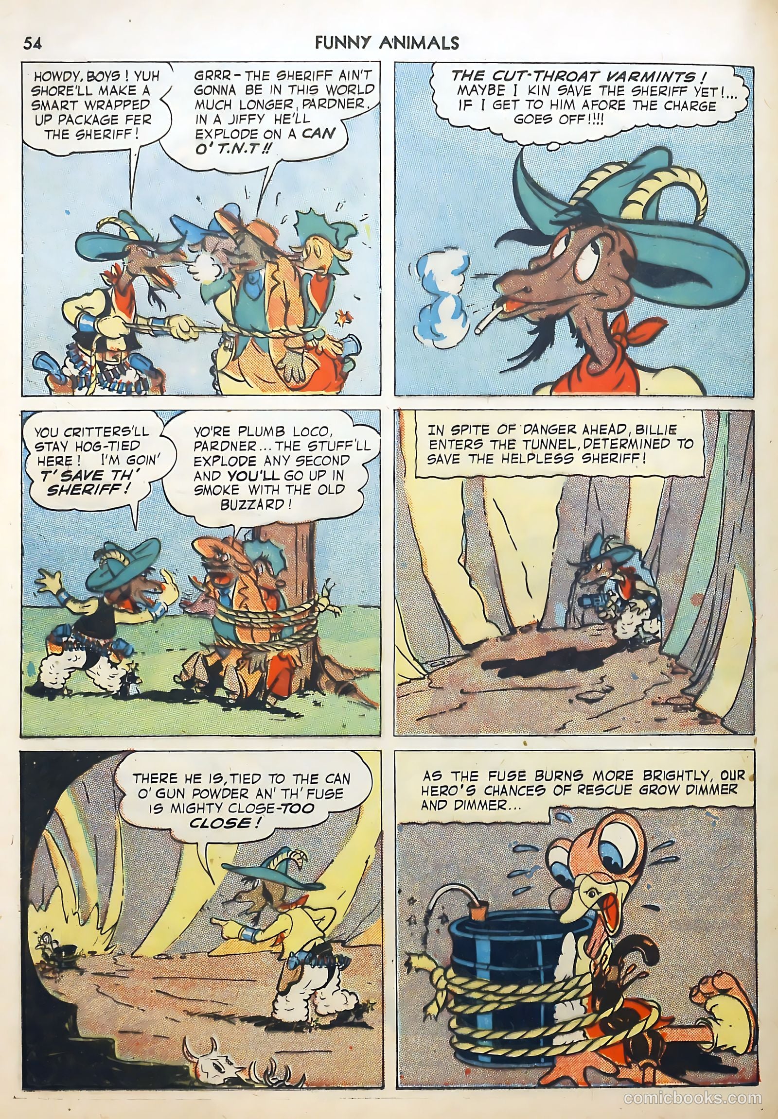 Fawcett's Funny Animals #9 — page 54 of 68