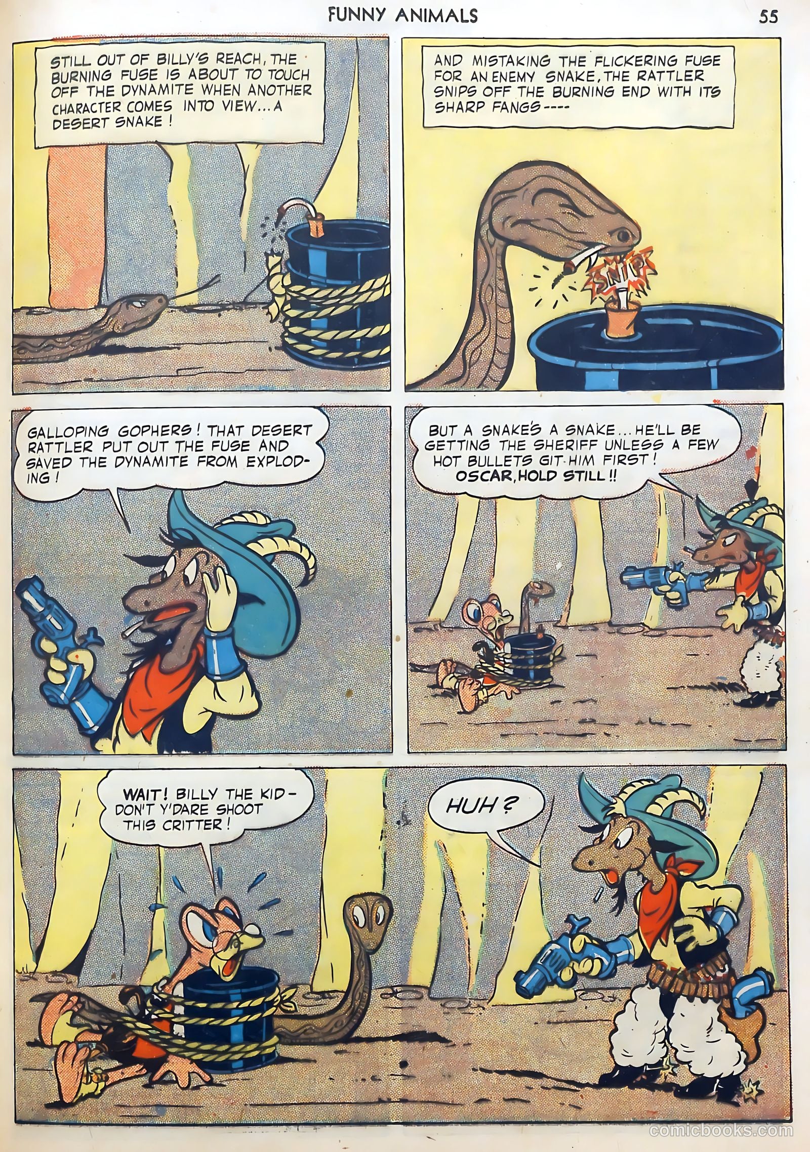Fawcett's Funny Animals #9 — page 55 of 68