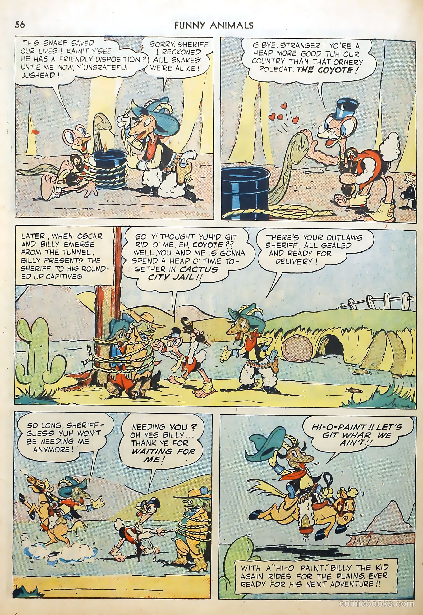 Fawcett's Funny Animals #9 — page 56 of 68