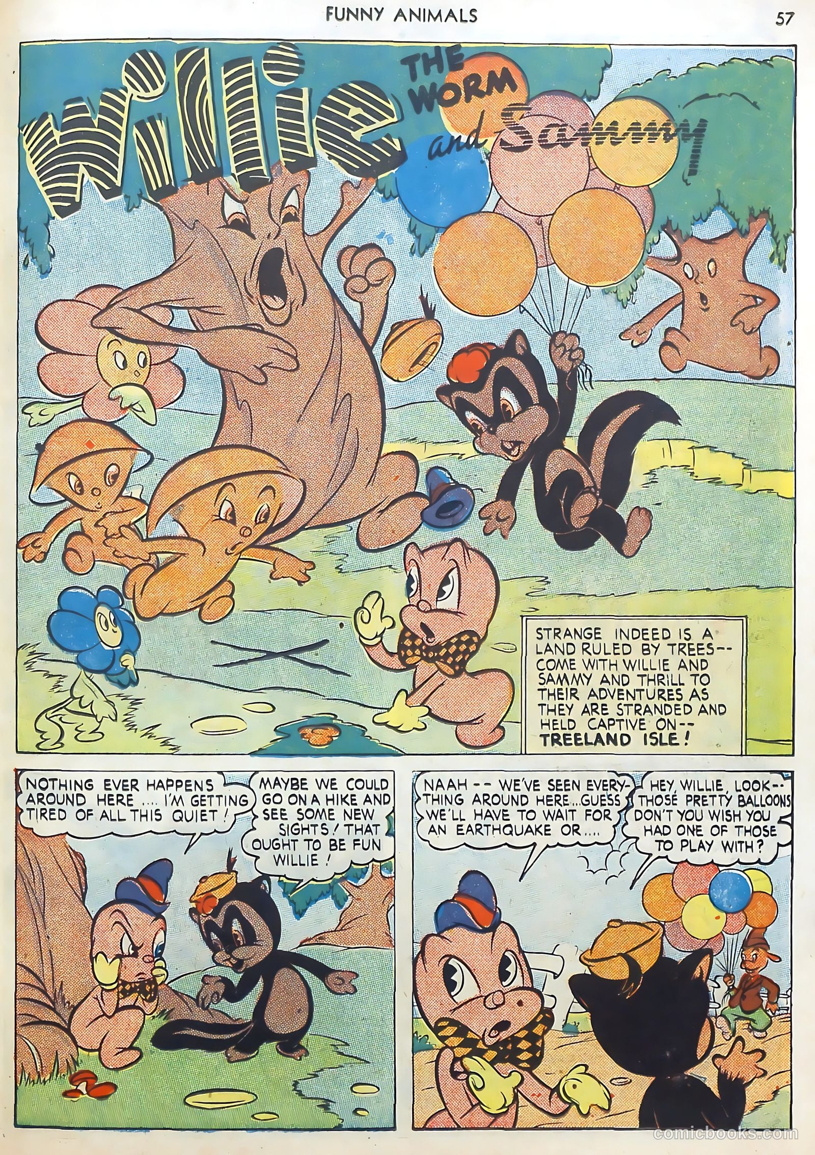 Fawcett's Funny Animals #9 — page 57 of 68