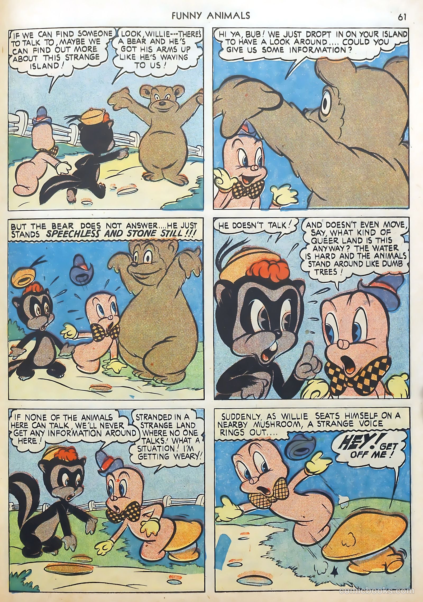 Fawcett's Funny Animals #9 — page 61 of 68