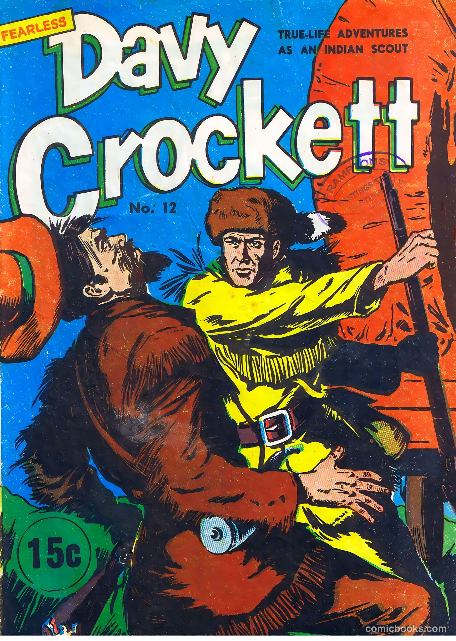 Fearless Davy Crockett #12 — page 1 of 24