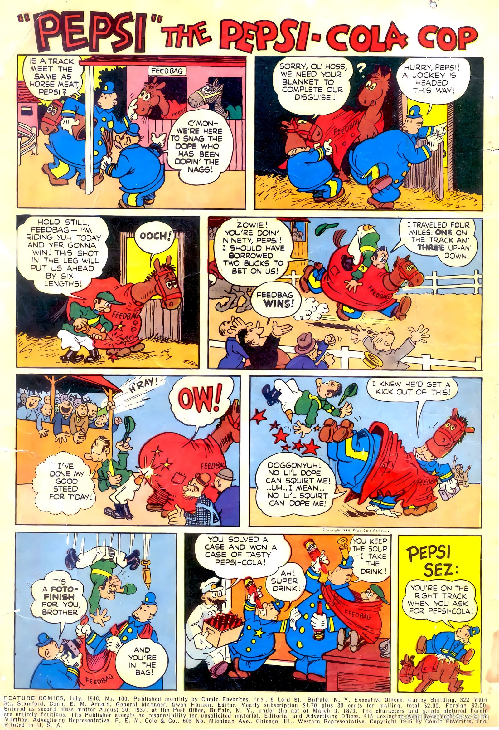 Feature Comics #100 — page 2 of 60