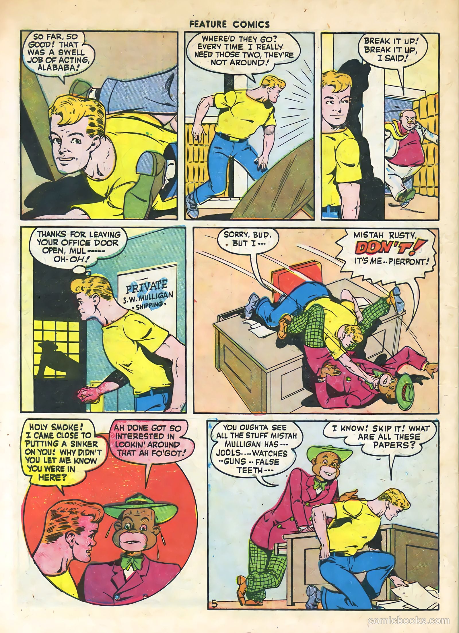 Feature Comics #103 — page 56 of 60