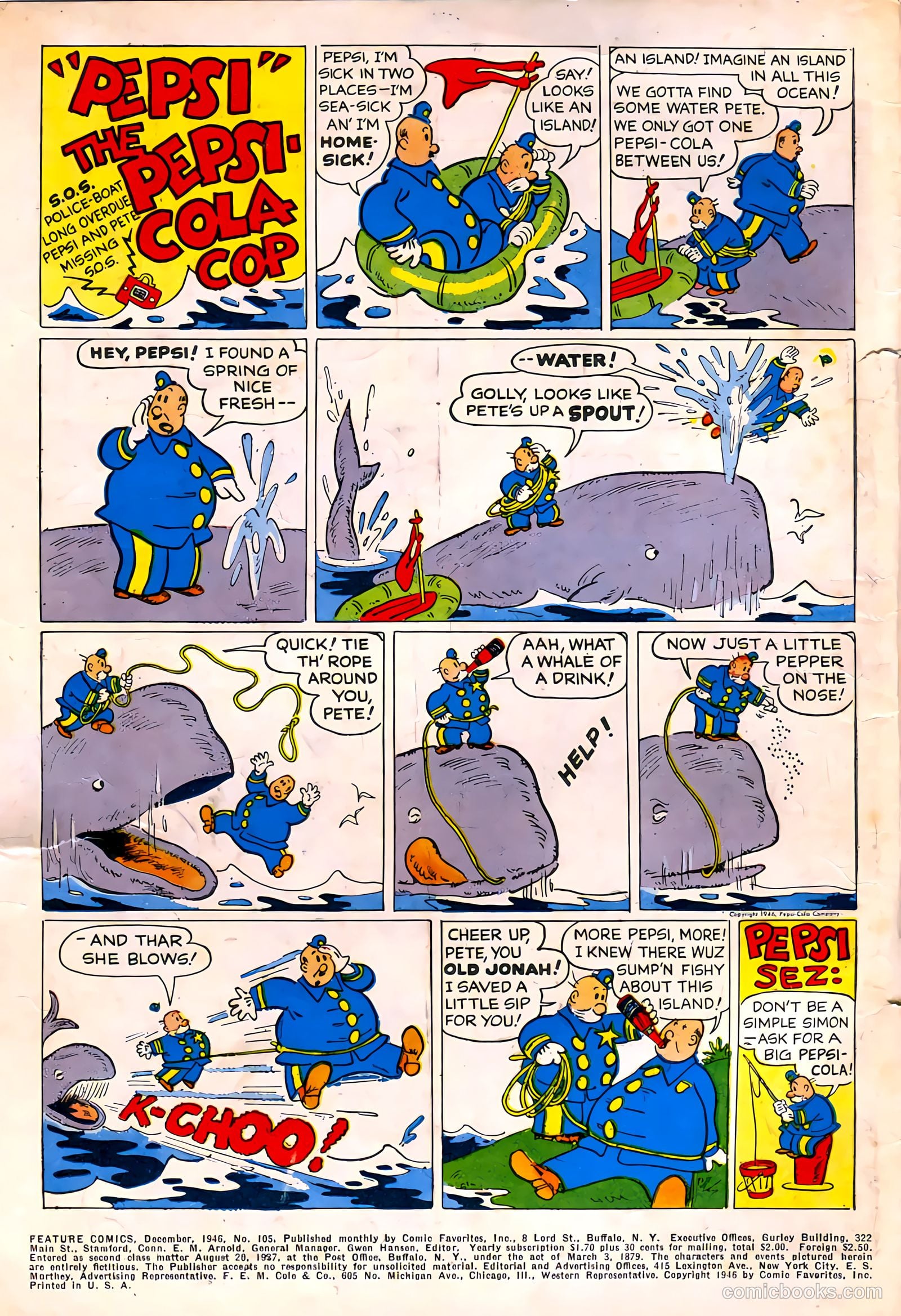 Feature Comics #105 — page 2 of 60