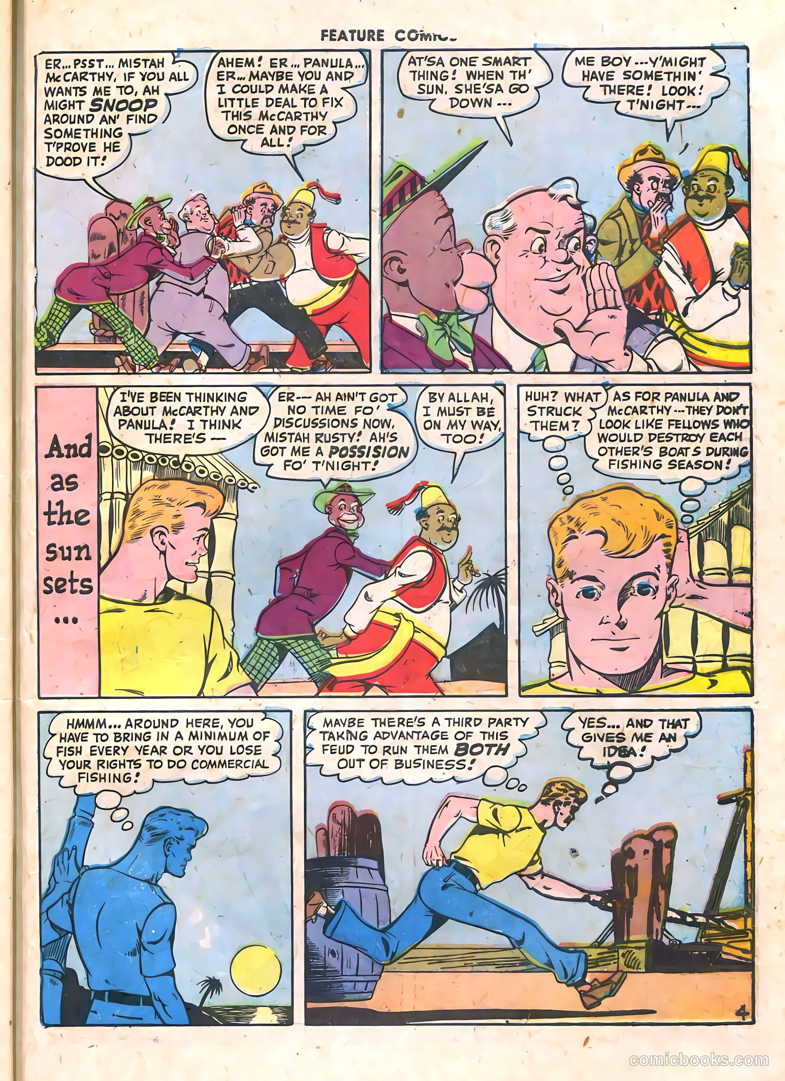 Feature Comics #105 — page 55 of 60